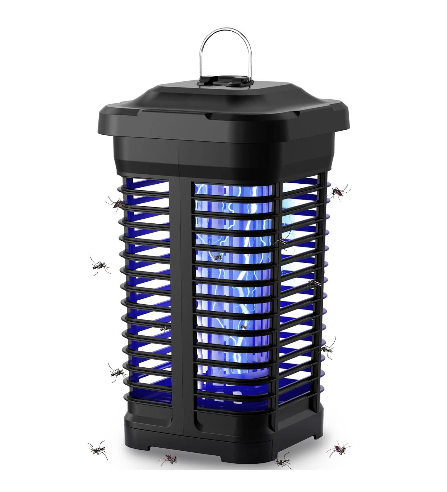 Bug Zapper Outdoor Mosquito Killer Dusk to Dawn Built in Light Sensor 18W 4200V Electric Fly Insect Killer IPX4 Waterproof Fly Trap for Home Garden Patio Bedroom Indoor and Outdoor - Buy Online on GoSupps.com