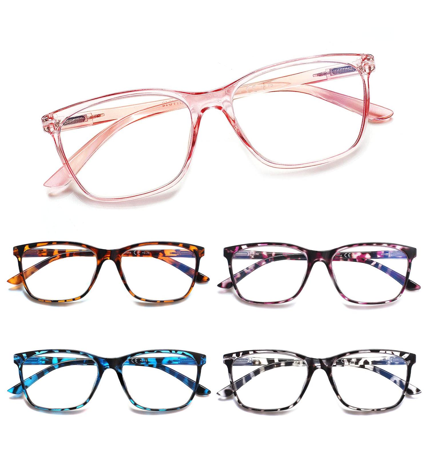 SIGVAN Ladies Blue Light Blocking Reading Glasses - Tortoiseshell Fashion Print | 2.0x Magnification - Buy Online on GoSupps.com