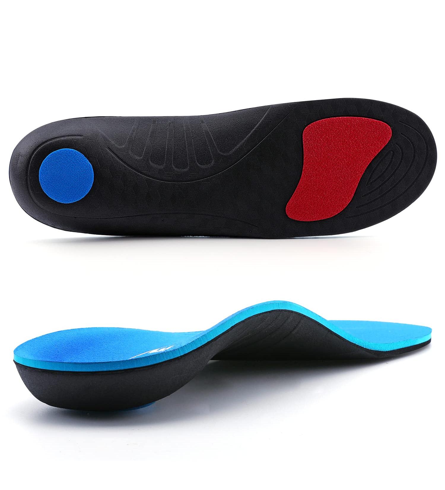 TOPSOLE Orthotic Insoles for Plantar Fasciitis, Arch Support, Flat Feet - UK-11-29.5cm Blue 228 - Buy Online on GoSupps.com