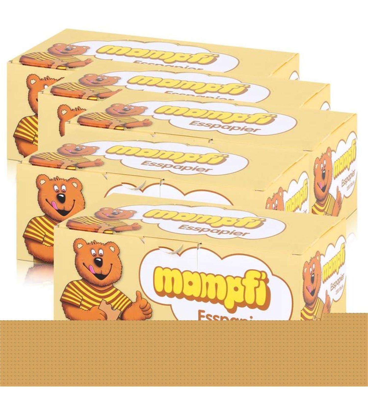 5 boxes of 200 pieces Mampfi edible paper Krusovic edible paper Mampf original paper 5 x 270g