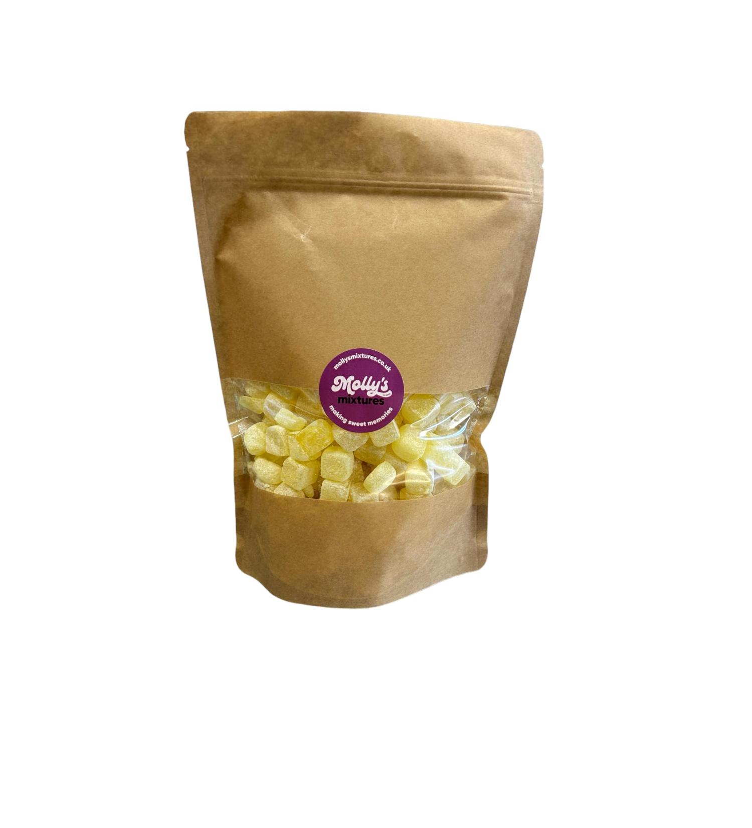Molly's Mixtures Pineapple Cubes 1kg Pouch