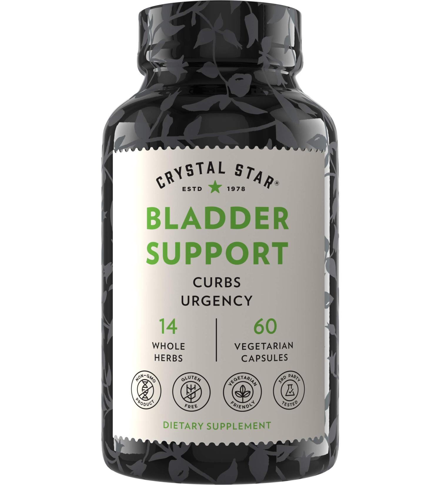 Crystal Star Bladder Support - 60 Vegetarian Capsules for Optimal Urinary Health - Buy Online on GoSupps.com