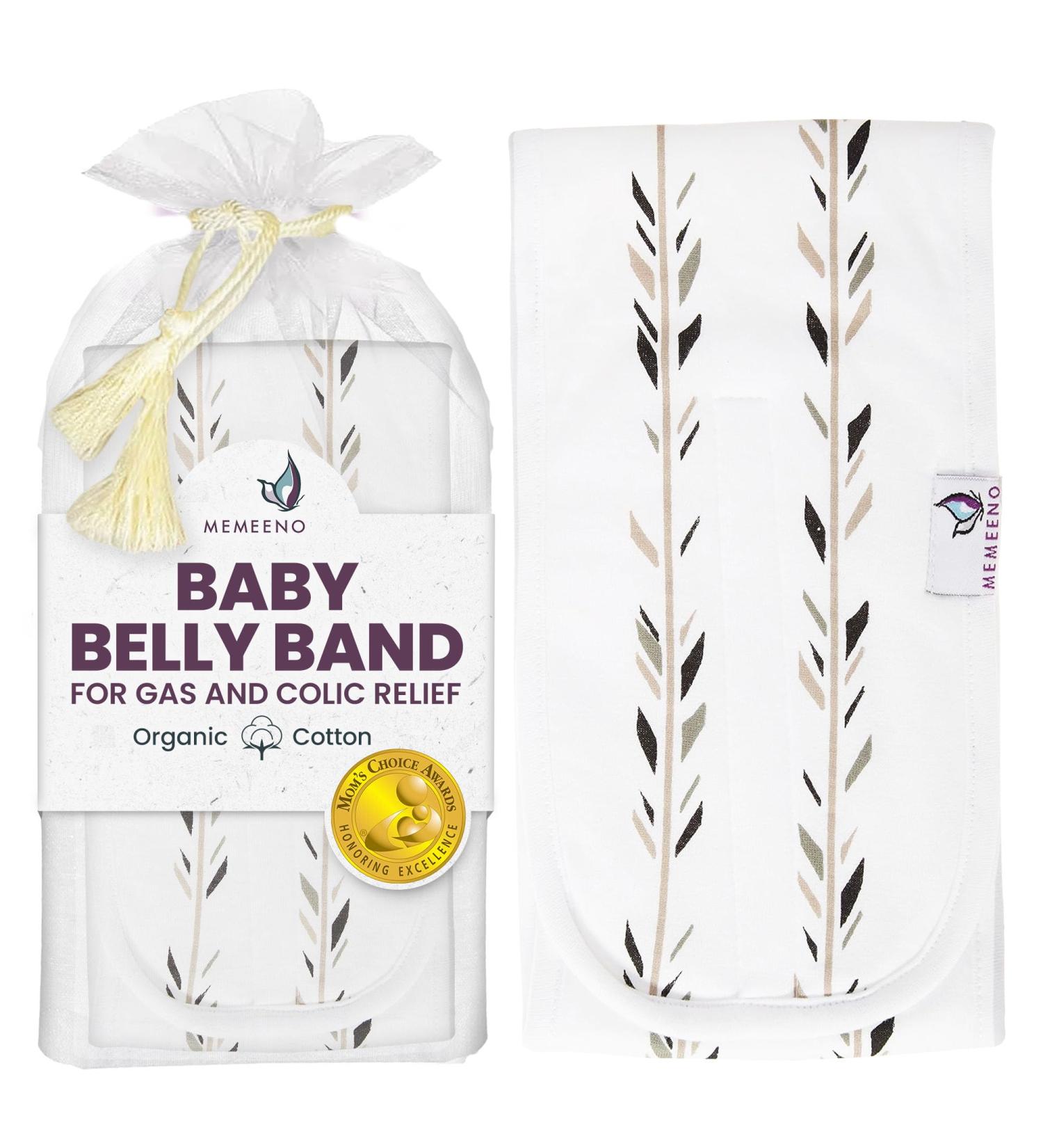 Baby Belly Band for Gas & Colic Relief - Self Heating Tummy Wrap for Newborns | Colic Belt & Gas Wrap - Soft Feathers Design - Buy Online on GoSupps.com