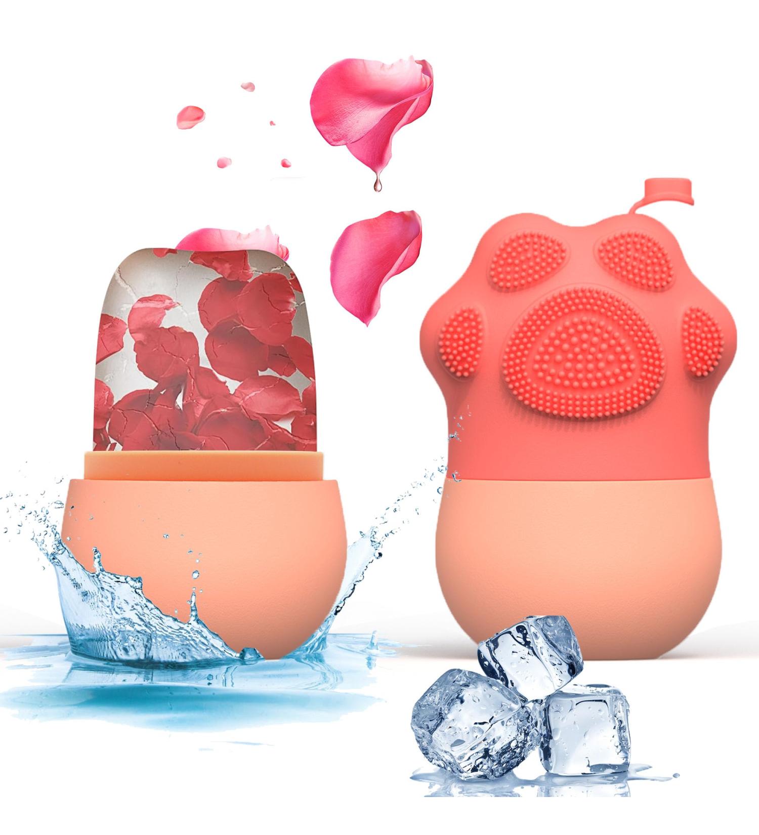 Shop PinkCatClaw Ice Roller for Face Eyes & Neck - Revitalize Skin Reduce Puffiness & Relieve Headaches - Reusable Silicone Ice Mold - Buy Online on GoSupps.com