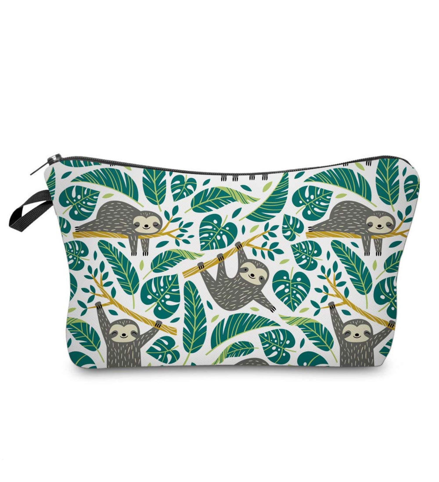 LOOMILOO Cosmetic Bag for Women  Adorable Roomy Makeup Bags Travel Water Resistant Toiletry Bag Accessories Organizer Sloth (Sloth 51476) A:Sloth 51476 - Buy Online on GoSupps.com