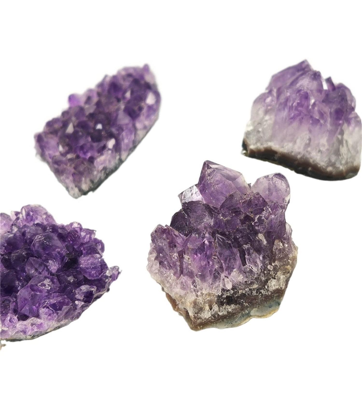 1pc Natural Raw Amethyst Quartz Crystal Cluster Stones Specimen Home Decoration Crafts Piedras naturales y Crystal Natural Luster (Size : 10-20g) - Buy Online on GoSupps.com