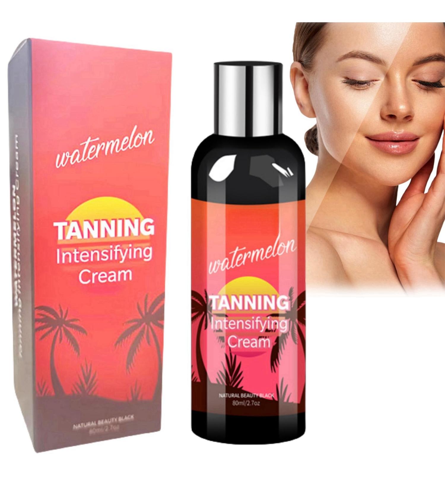 Sun Cream with Tan Accelerator Sunbed Tanning Accelerator Tanning Cream for Sunbeds Tan Accelerator for Sun Tan Enhancers & Accelerators Intensive Tanning Gel Tanning Lotion(Watermelon Flavor) - Buy Online on GoSupps.com