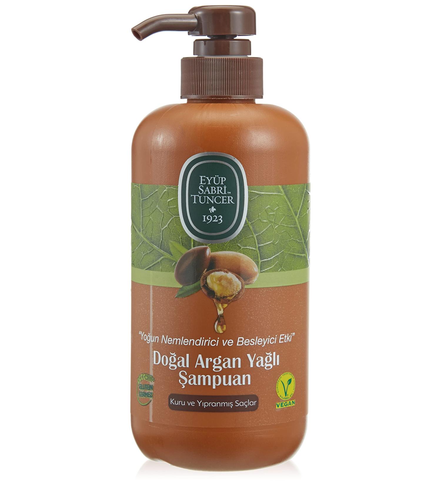 Ey p Sabri Tuncer Natural argan oilvegan shampoo 600 ml - Buy Online on GoSupps.com