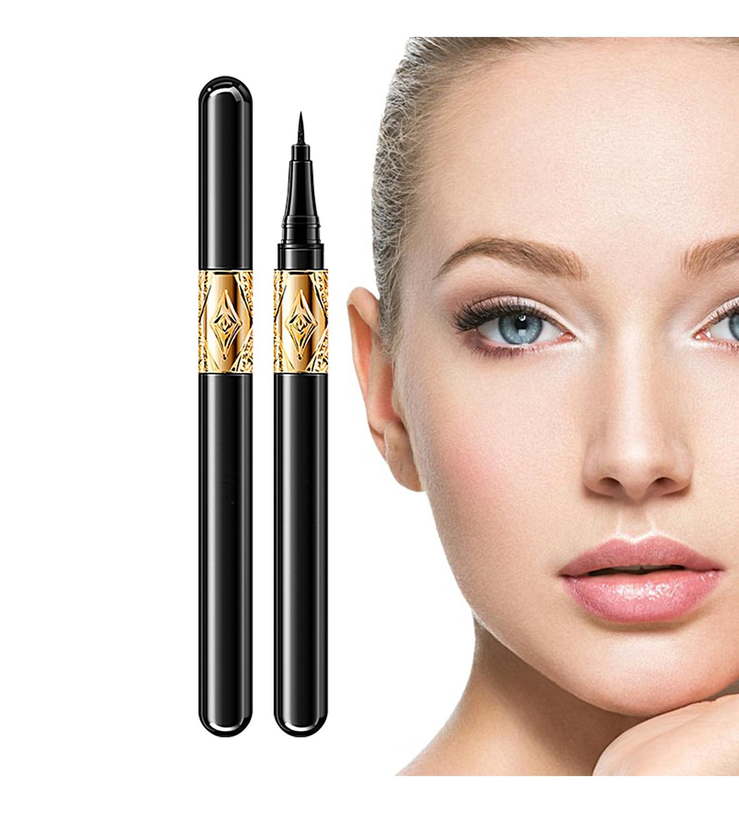 Waterproof Eyeliner Water Resistant Eyeliner - Eye Liner Pencil with Ultra Fine Brush Tip Glides on Smoothly for Precise Definition Quick Drying Formula 1g Dtt - Buy Online on GoSupps.com