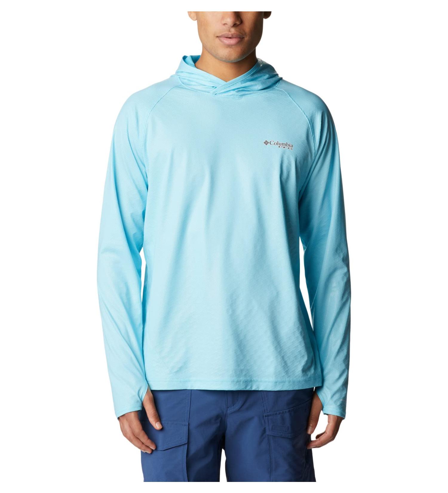Columbia Men's Terminal Deflector Ice Hoodie - Atoll, Medium - Buy Online on GoSupps.com