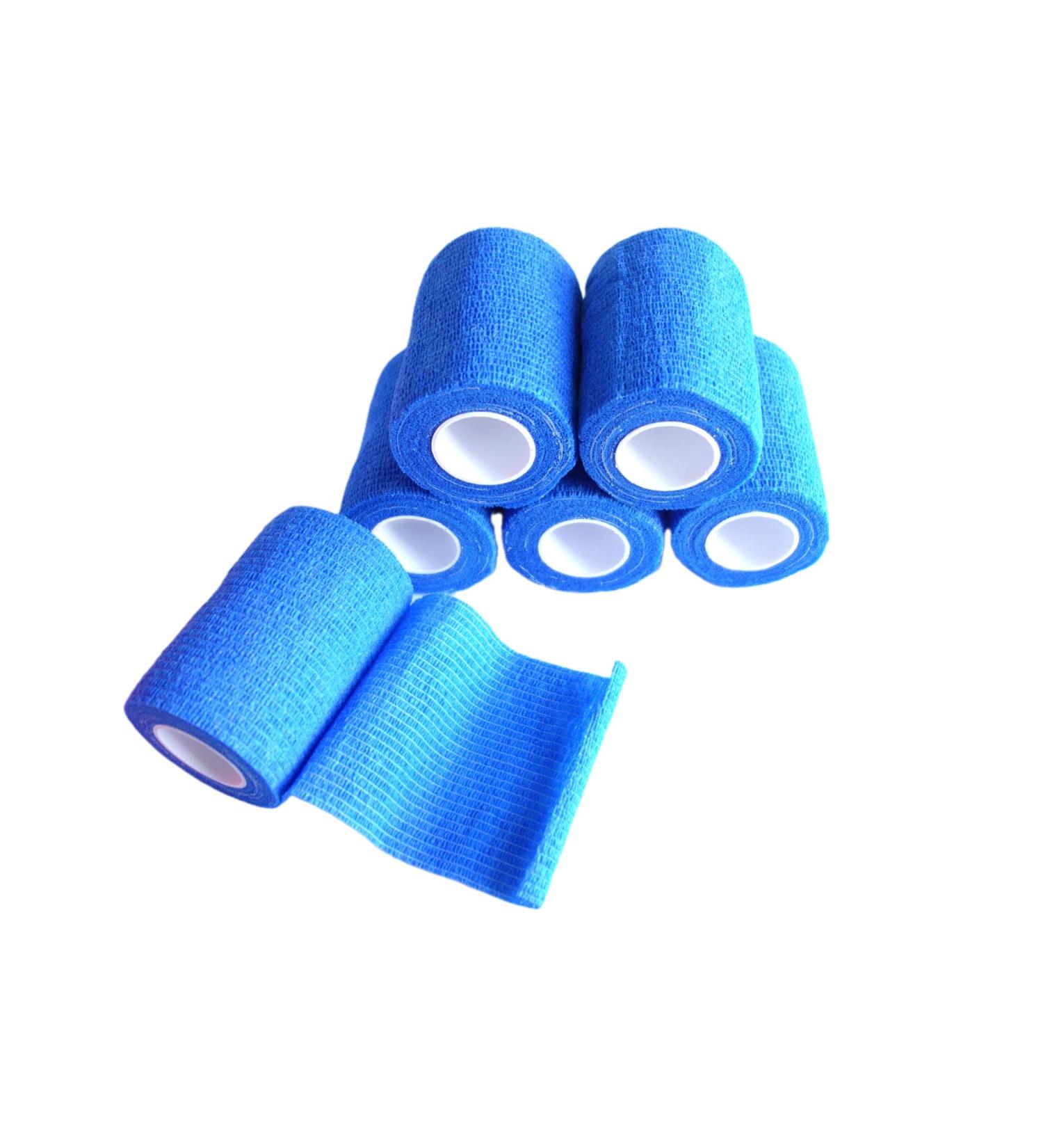 Transun Moo Self Adhesive Bandage Wrap - 6 Pack 3x5 Yards - Breathable Cohesive Vet Wrap for Pets - Elastic Self-Adherent Tape - Buy Online on GoSupps.com
