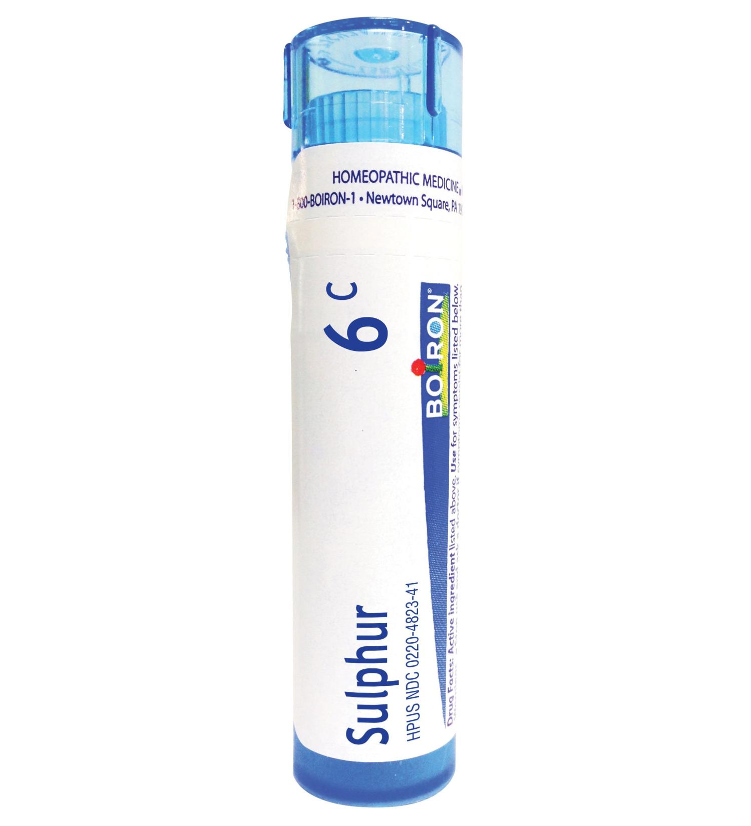 Boiron Sulphur 6C (Pack of 5) Homeopathic Medicine for Skin Rash