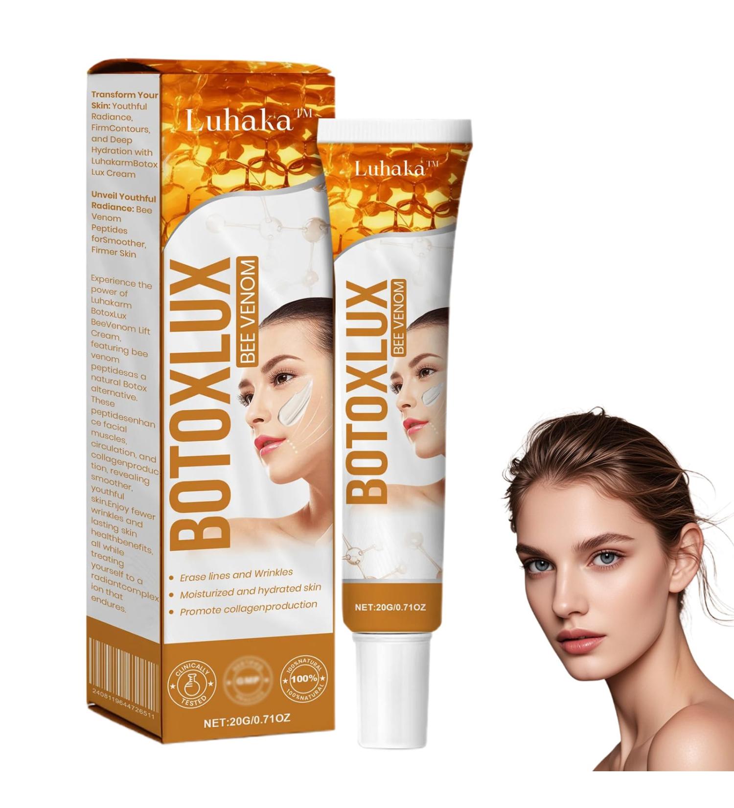 Luhaka BotoxLuX Bee Venom Lift Cream Bee Venom Cream Lifting and firming cream Effectively lifts and tightens the skin (1) - Buy Online on GoSupps.com
