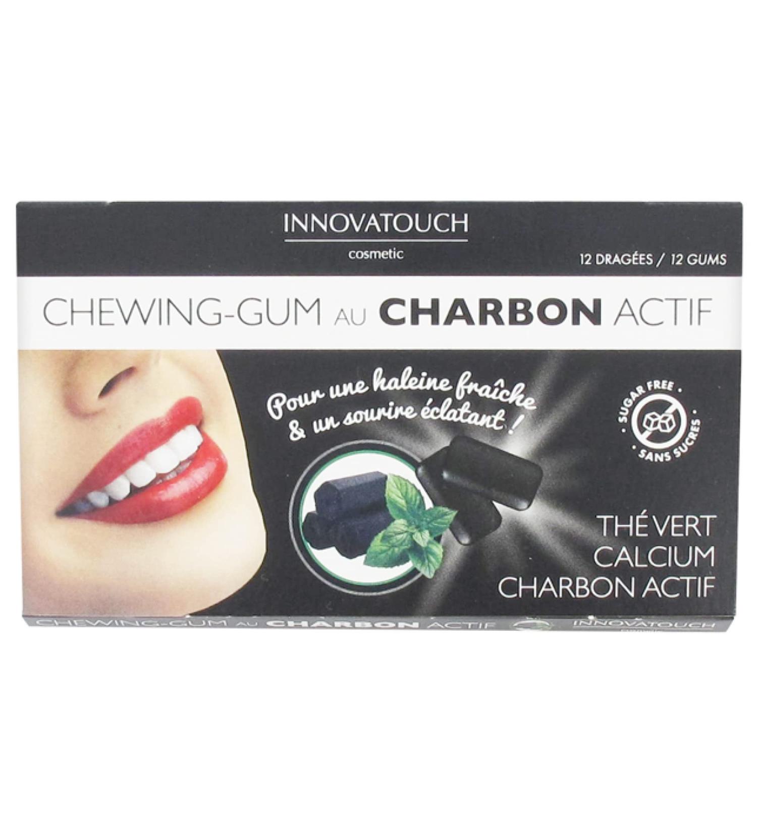 Innovatouch Sugar Free Activated Carbon Chewing Gum 12 Dragees