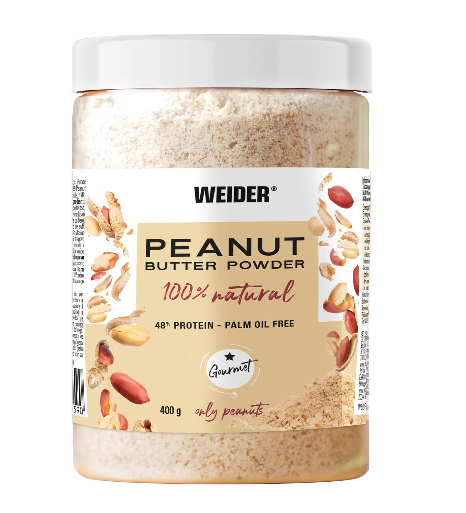 Weider Peanut Butter Powder (400g) 100% Natural Peanut Powder High in Protein No Added Sugars No Palm Oil - Buy Online on GoSupps.com