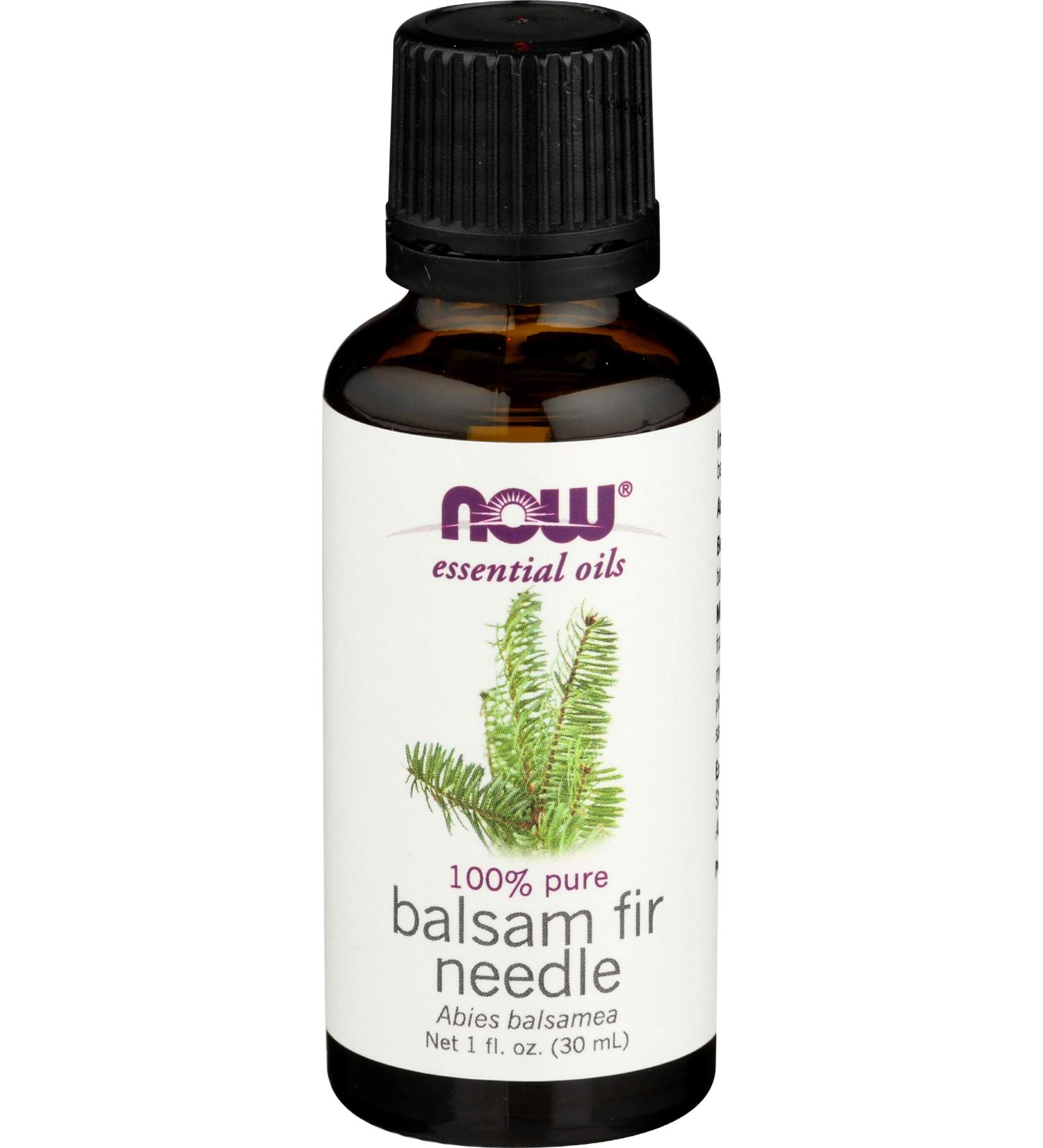 NOW FOODS Balsam Fir Oil - Pure Essential Oil for Aromatherapy & Natural Wellness | 1 FZ - Buy Online on GoSupps.com