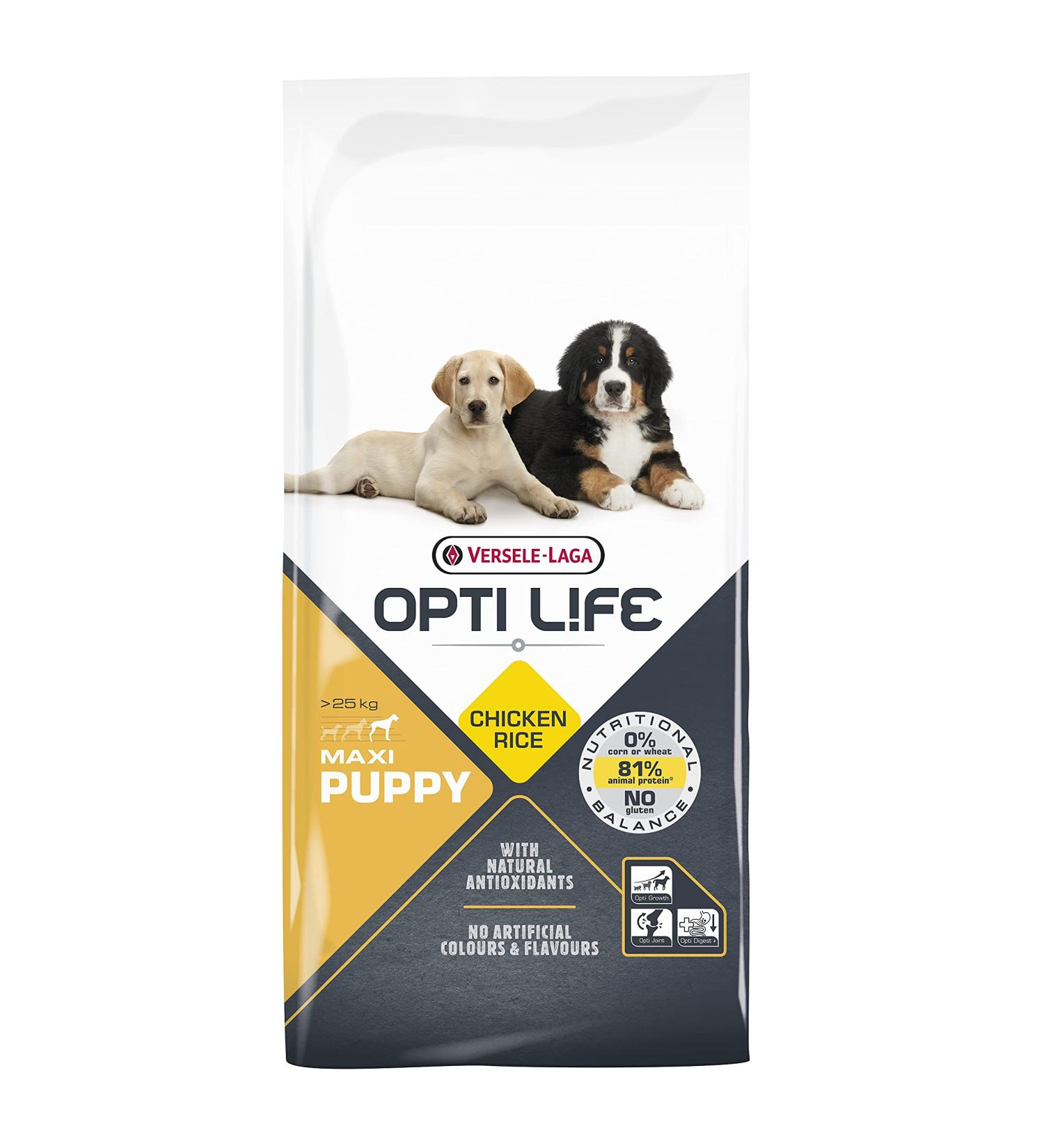 VERSELE-LAGA - Opti Life Puppy - Puppy Food - Large Breeds - 12.5kg - Buy Online on GoSupps.com