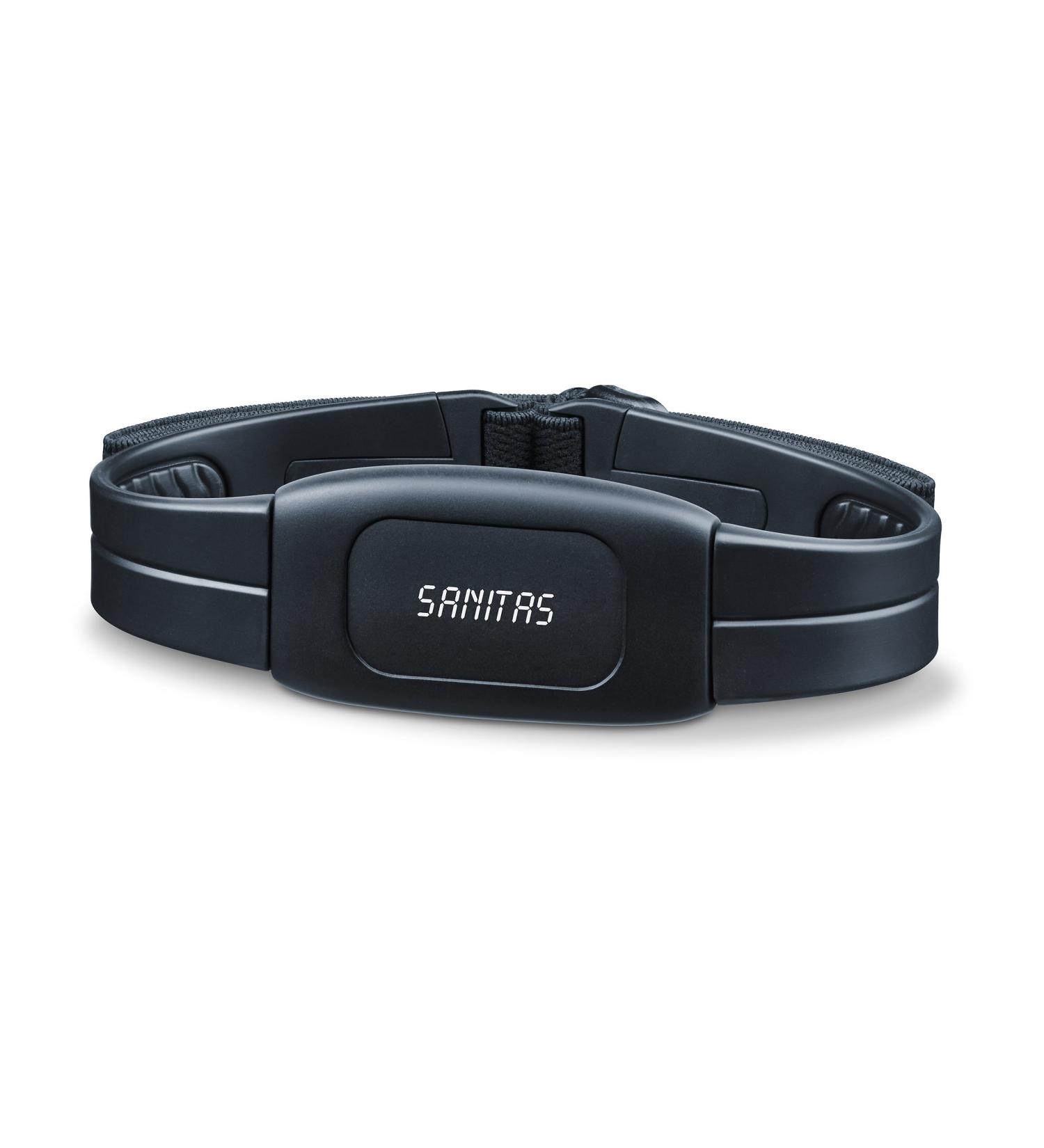 Sanitas Bluetooth Chest Strap SPM 230 - Heart Rate Monitor for Smartphones & Fitness Apps | Compatible with iPhone & Android Devices - Buy Online on GoSupps.com