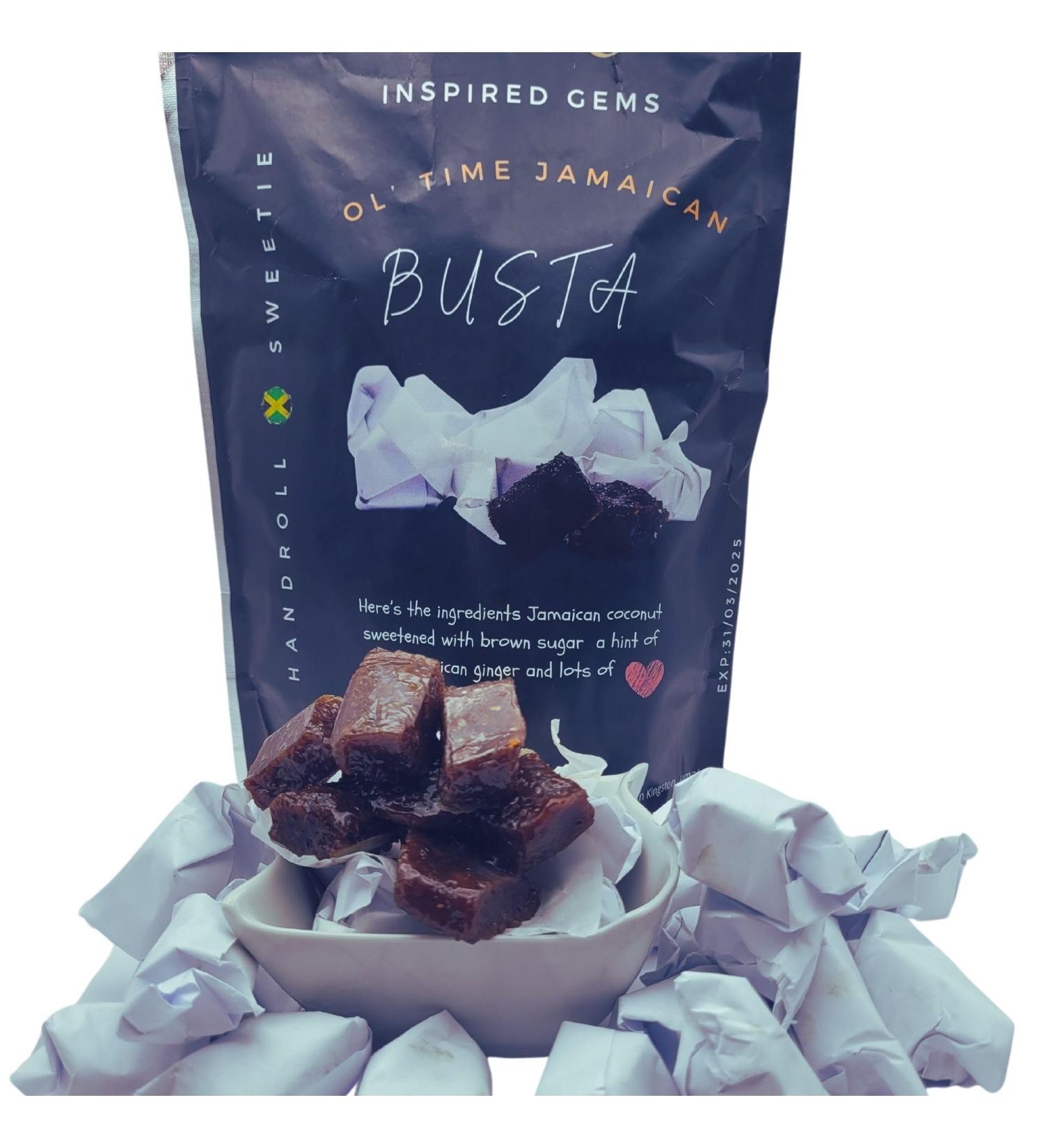 Ol' Time Jamaican Busta- Coconut Ginger Molasses Candy-22oz-Jumbo Pk- Jamaican Busta Jamaican Snack - Buy Online on GoSupps.com