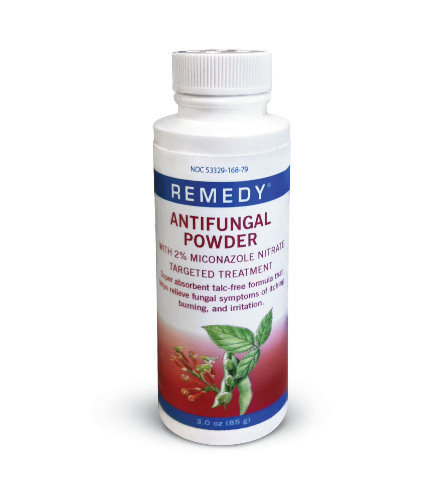 Medline Remedy Phytoplex Antifungal Powder  Skin Treatmeant with Miconazole Nitrate  Lightly Scented  3-oz Bottle