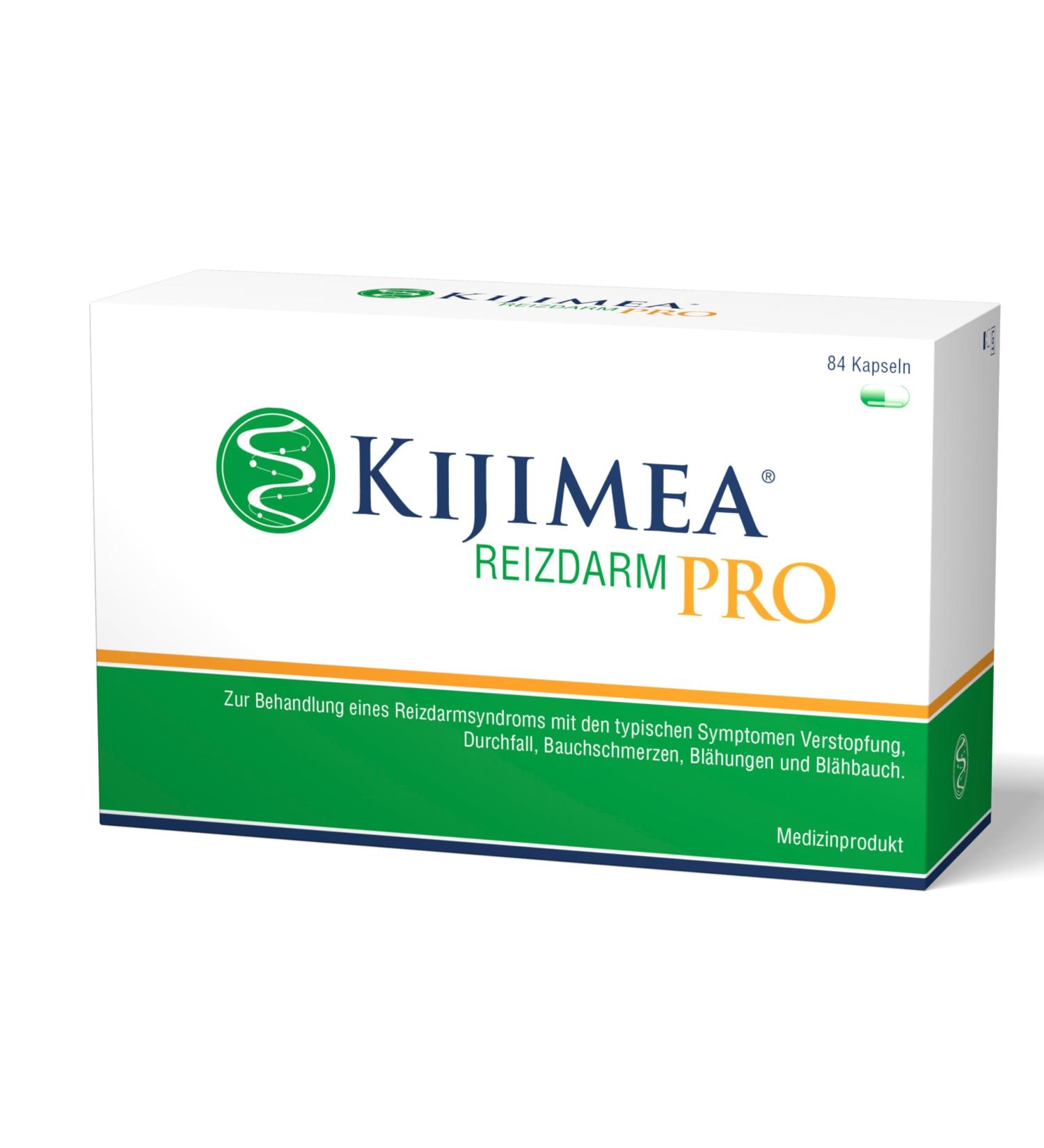 Kijimea Irritable Bowel Syndrome Therapy - Vegan Gluten-Free Lactose-Free - 84 Capsules for Diarrhea Abdominal Pain & Flatulence - Clinically Proven Effectiveness - Buy Online on GoSupps.com