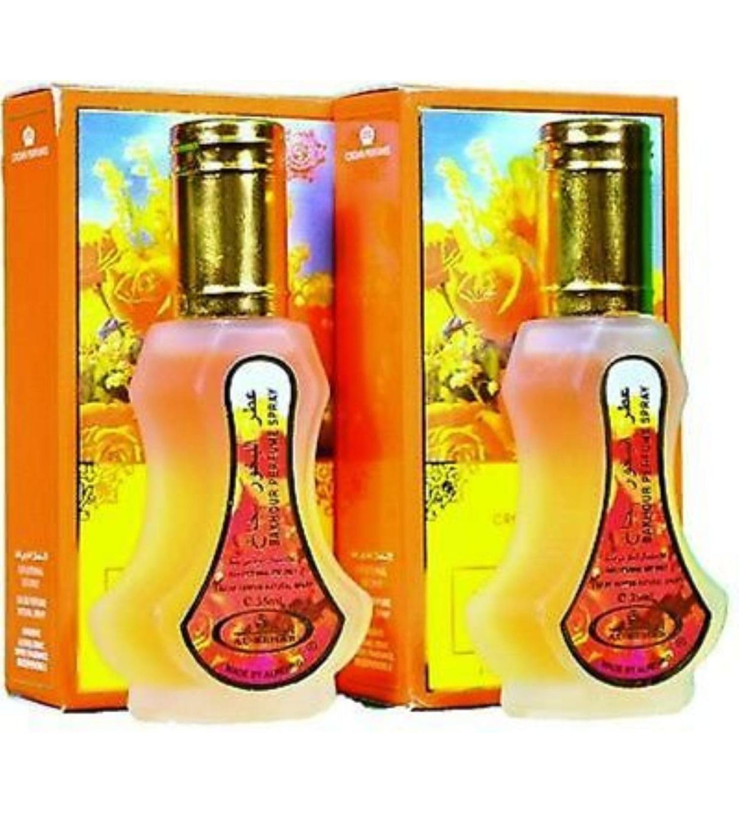 Bakhour - Eau De Perfume Natural Spray - 35 ml (1.15 fl. oz) by Al-Rehab- 2 pack