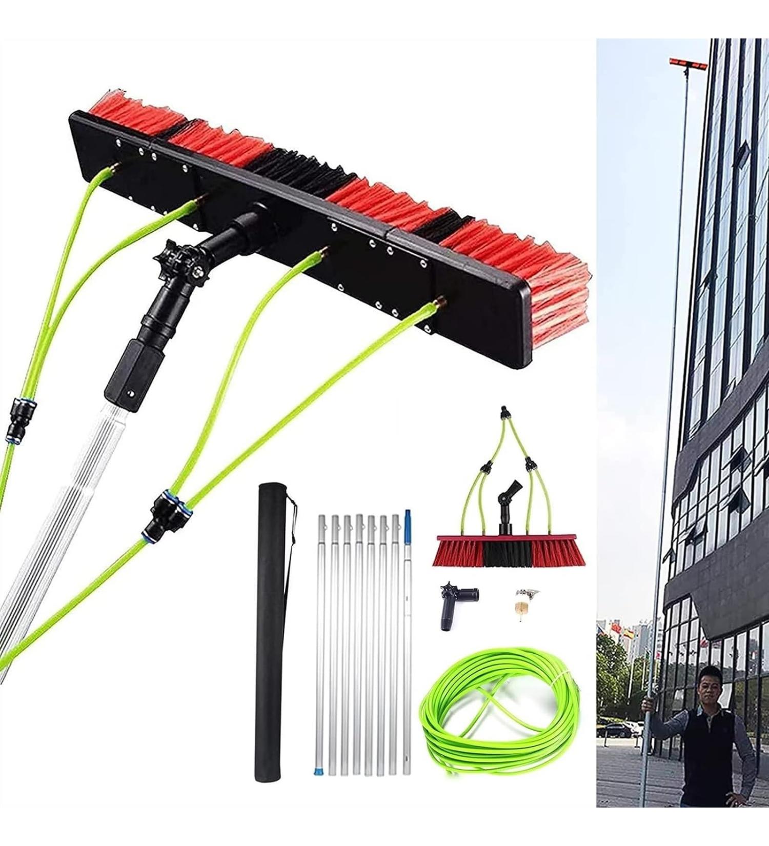 Window Cleaning Pole Water Fed Telescopic Brush Extendable Cleaner Conservatory Roof for Photovoltaic Panel Cleaning Trucks Windows (Color : 11m Pole Size : 50Cm Brush Head) (8m Pole 50Cm Brush 8m Pole 50Cm Brush Head - Buy Online on GoSupps.com