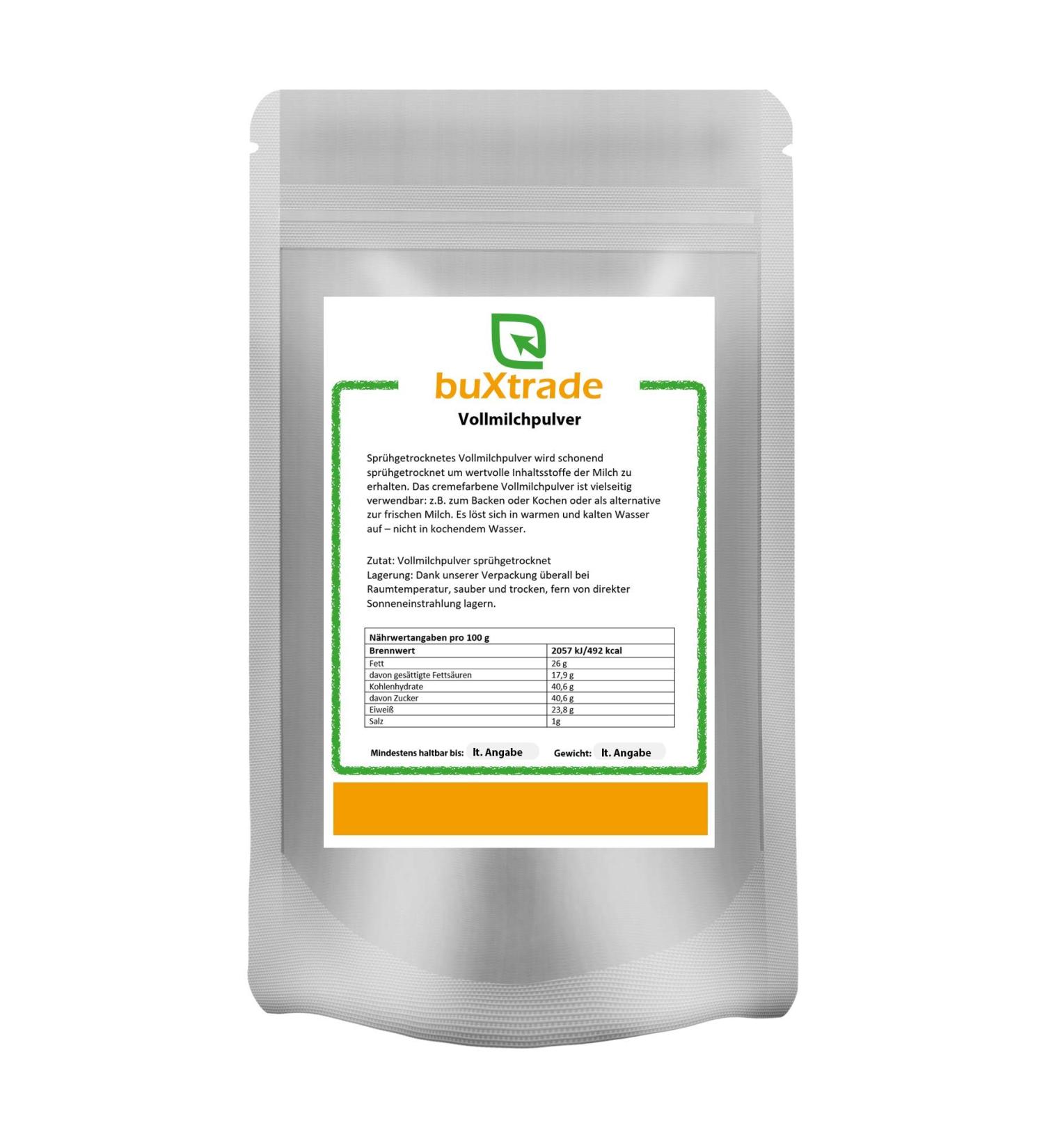 2 kg | Whole milk powder | spray dried | Baking | Milk powder neutral in taste 2 kg (1 pack)