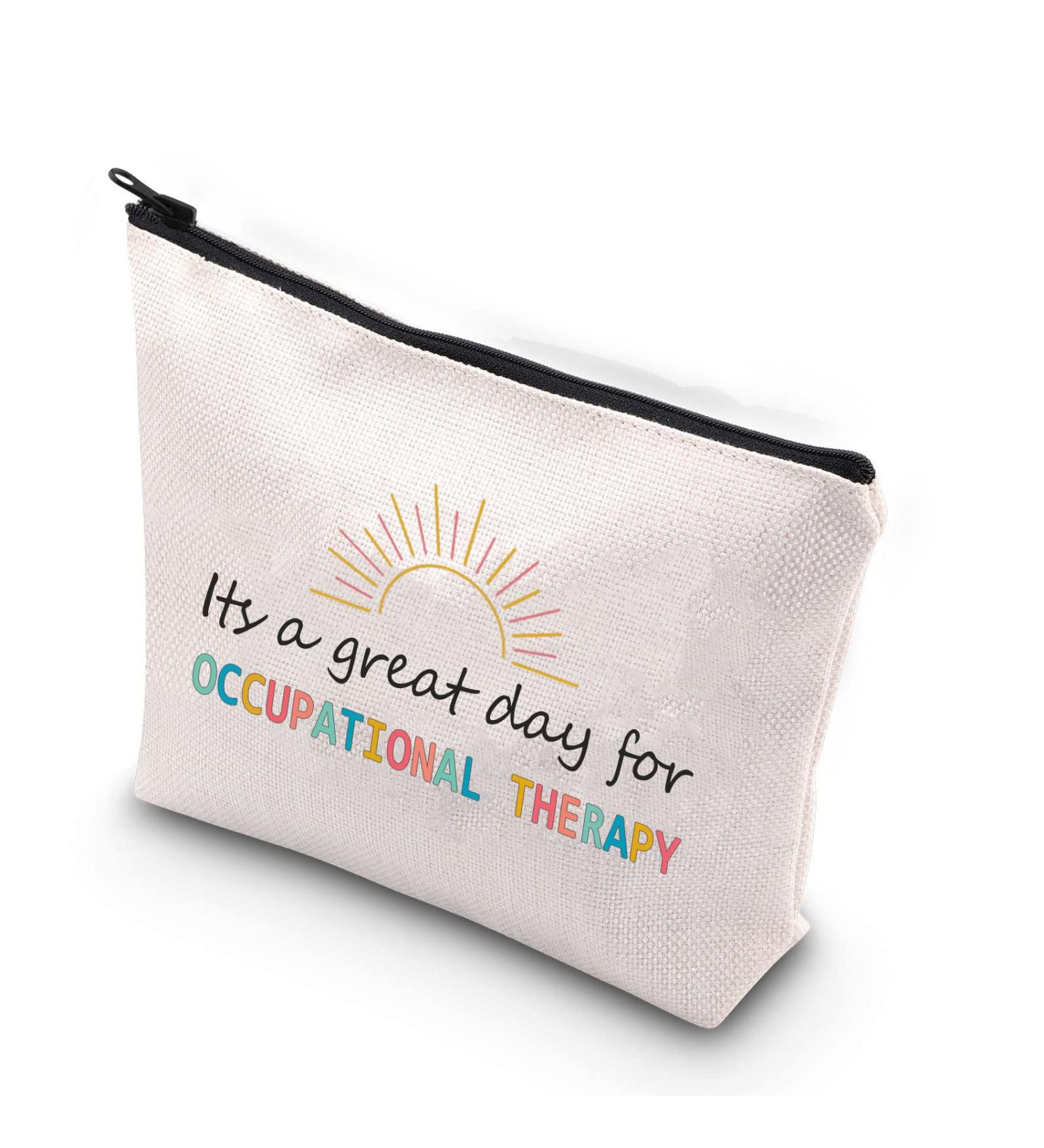 Fashionable Cosmetic Bag for OT Students | Perfect Gift for Occupational Therapy | Zippered Design - Buy Online on GoSupps.com