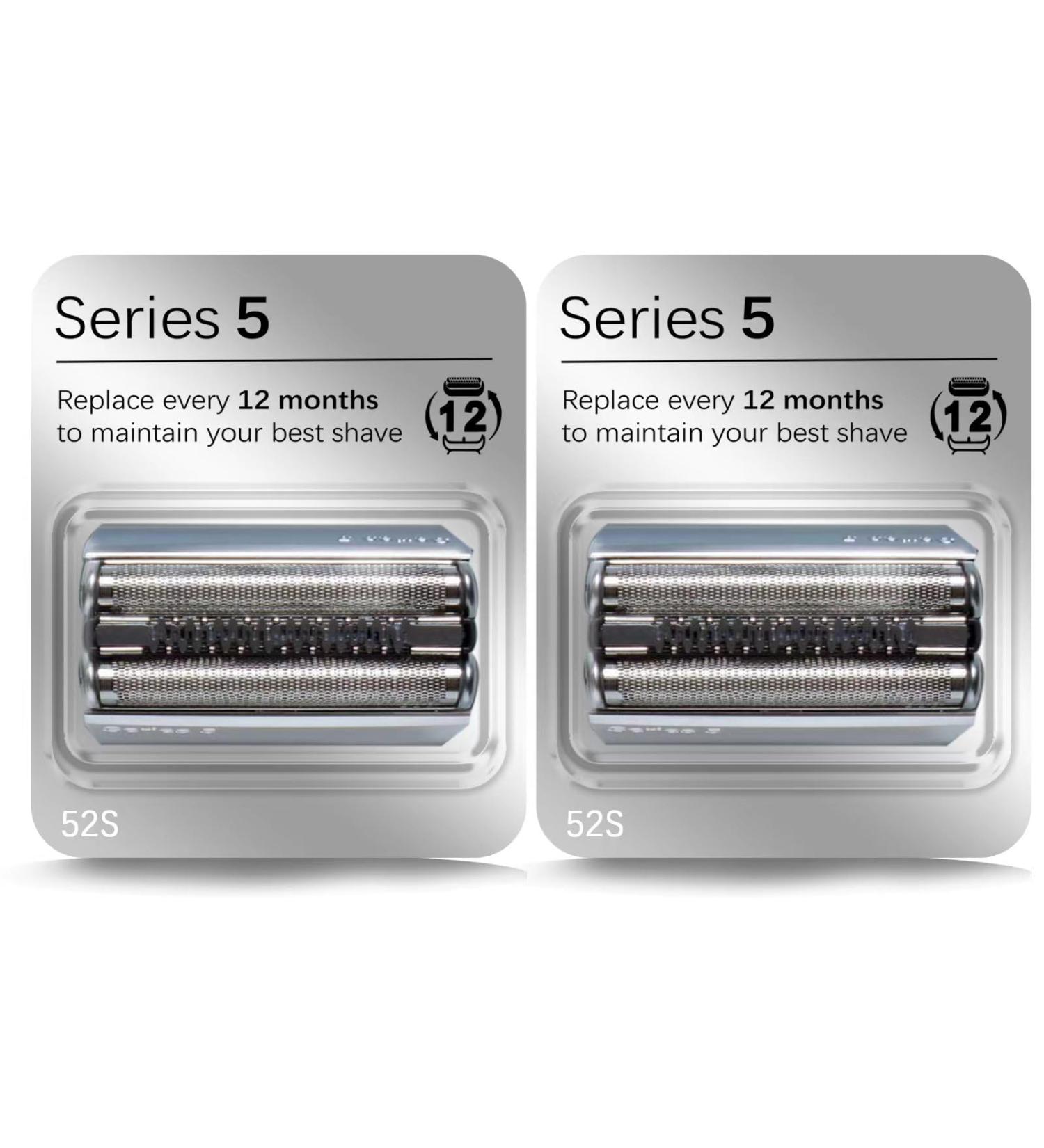 Darohz 52S for Braun Series 5 Electric Shaver Replacement Head - Compatible With Series5 Shavers 5020s 5030 5030s 5040 5040s 5050 5090 etc by Models(2pcs) - Buy Online on GoSupps.com