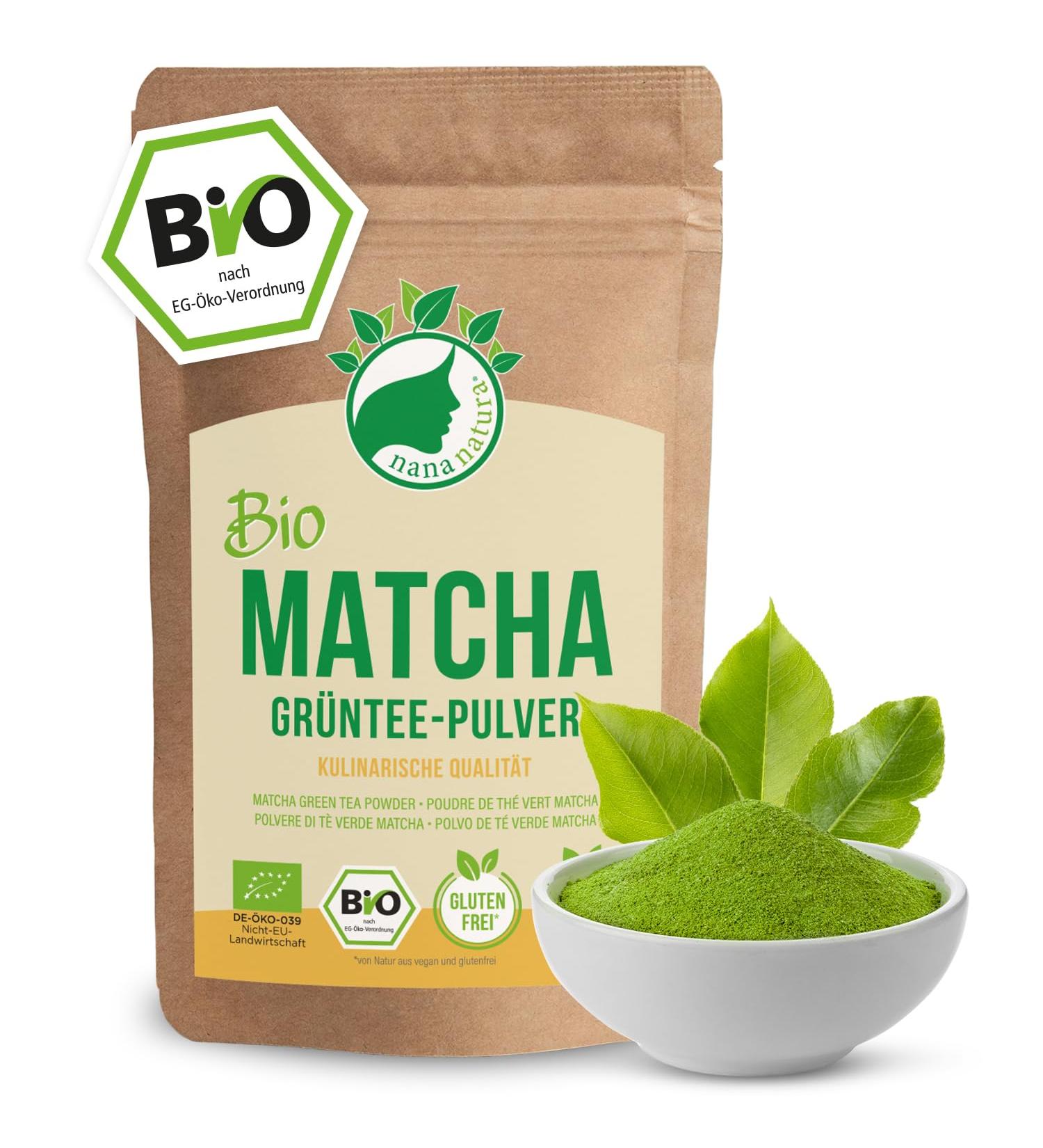Premium Culinary Matcha Powder Bio 250g | 100% Natural Japanese Green Tea | Organic Quality | No Additives | Packed in Germany - Buy Online on GoSupps.com