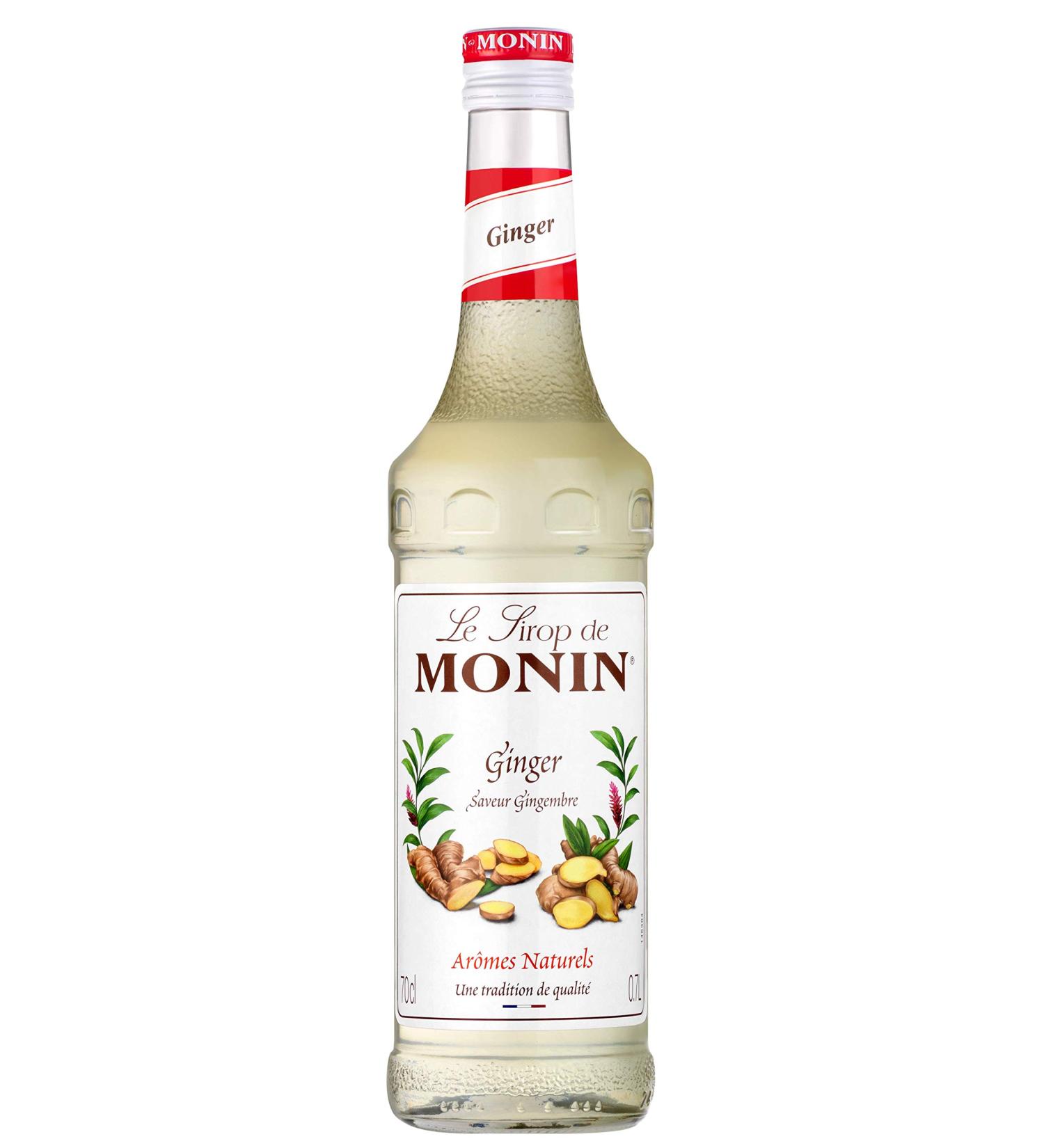 MONIN Premium Ginger Syrup 700ml - Vegan-Friendly for Cocktails & Mocktails - Buy Online on GoSupps.com