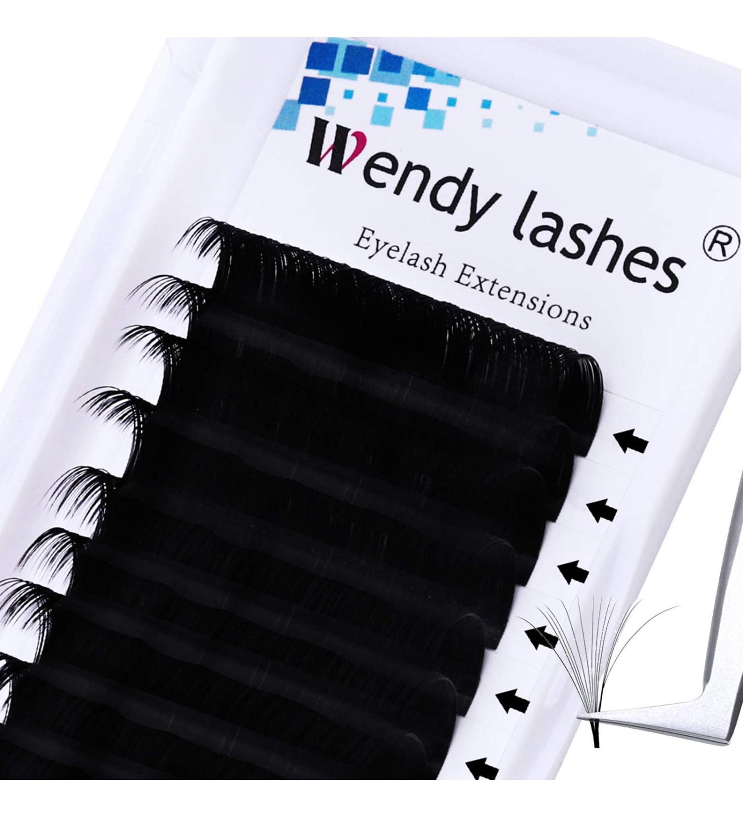 Easy Fan Lashes 0.07 | Self-Fan Eyelet Extensions | D Curl 10mm Volume Eyelash Extensions - Buy Online on GoSupps.com