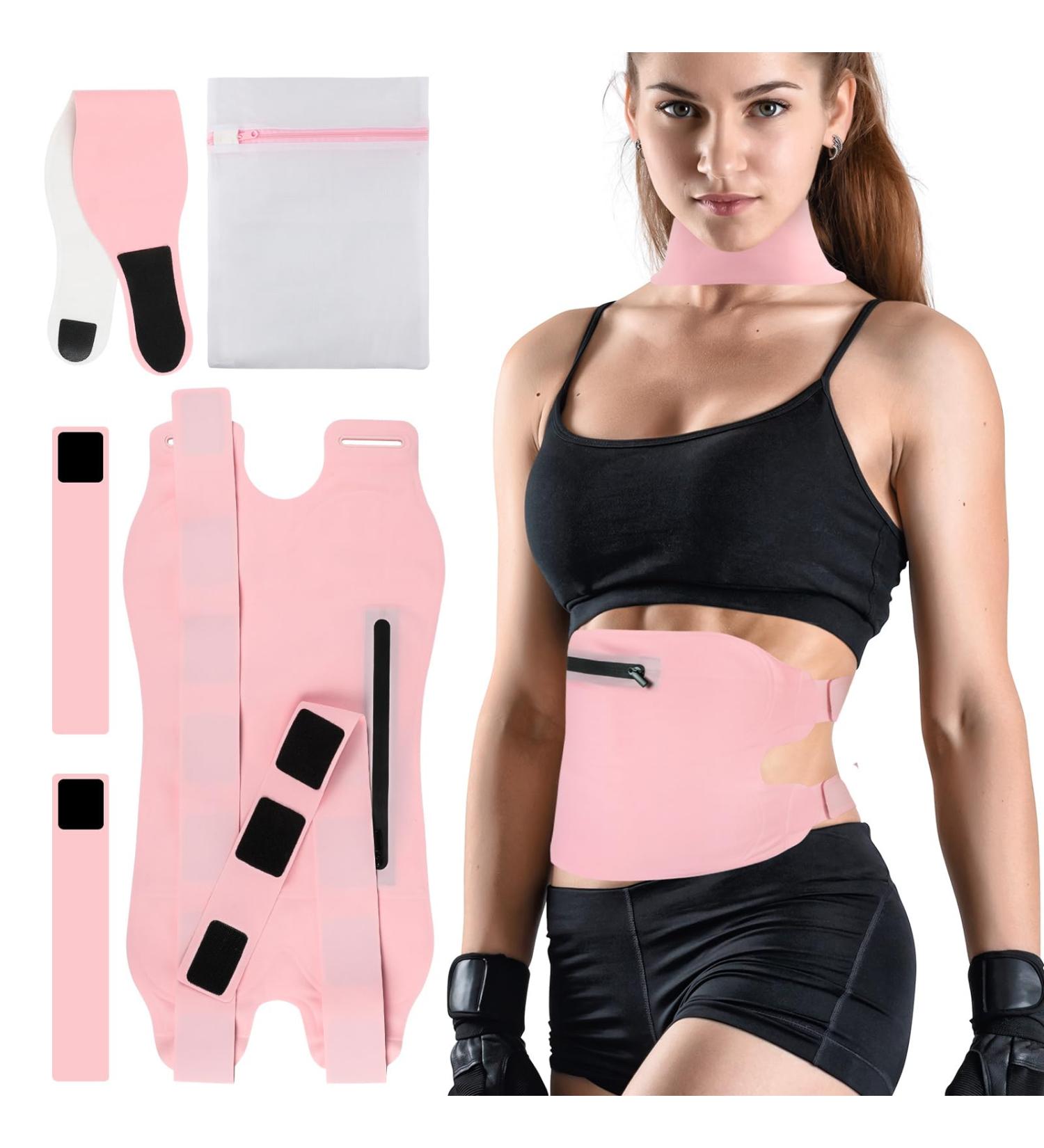 Upgrade Castor Oil Pack - 3 Pcs Extra Plus Size Organic Reusable Kit for Liver Detox | Cold Pressed Unrefined Oil Compress with Adjustable Elastic Straps - Buy Online on GoSupps.com