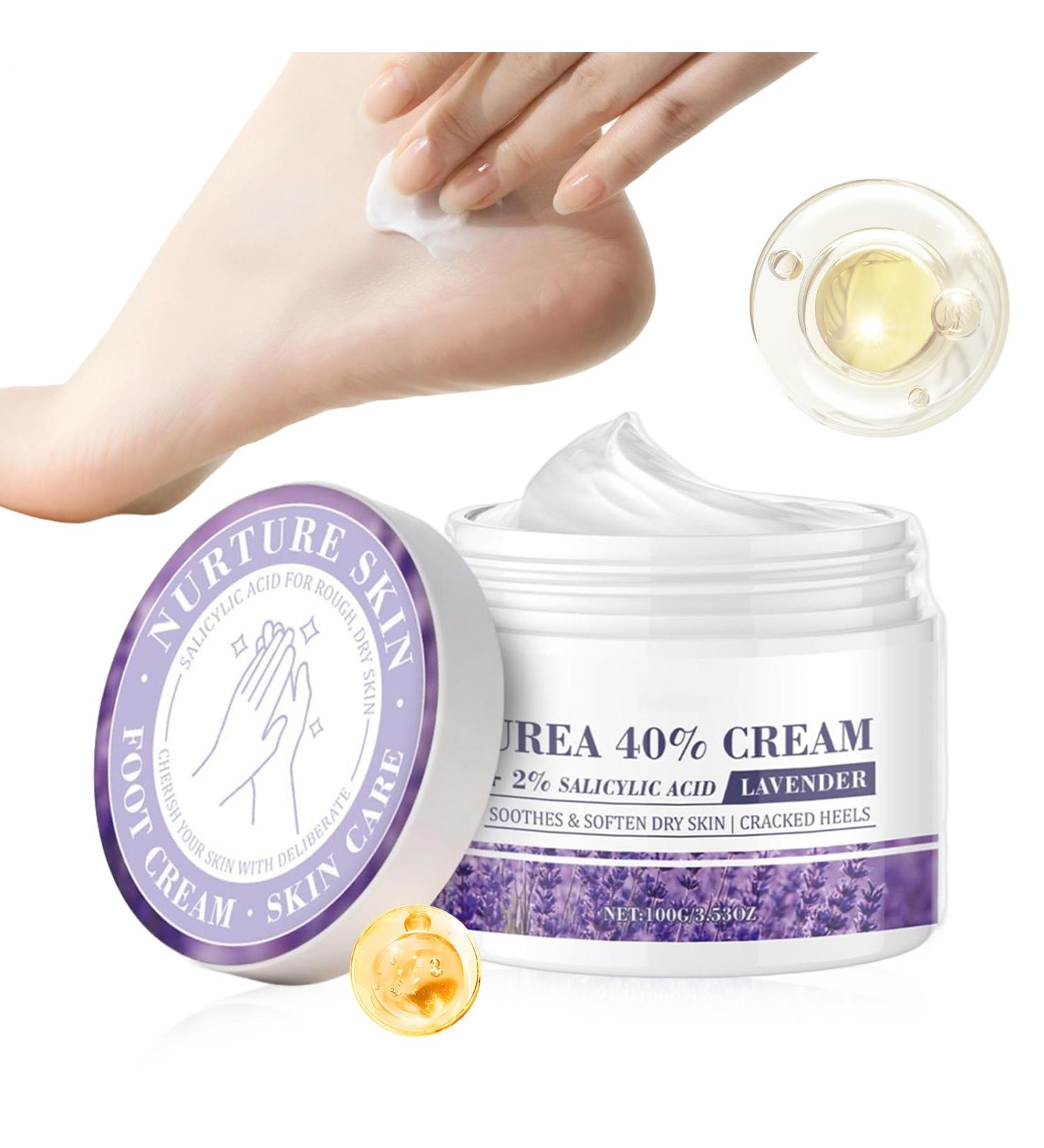 Cream for Dry Feet | Nourishing Corn Remover | Repairing Treatment for Dry and Cracked Foot Skin | for Men Women Knees Elbows Hands Night Shower Daily Morning Evening Winter - Buy Online on GoSupps.com