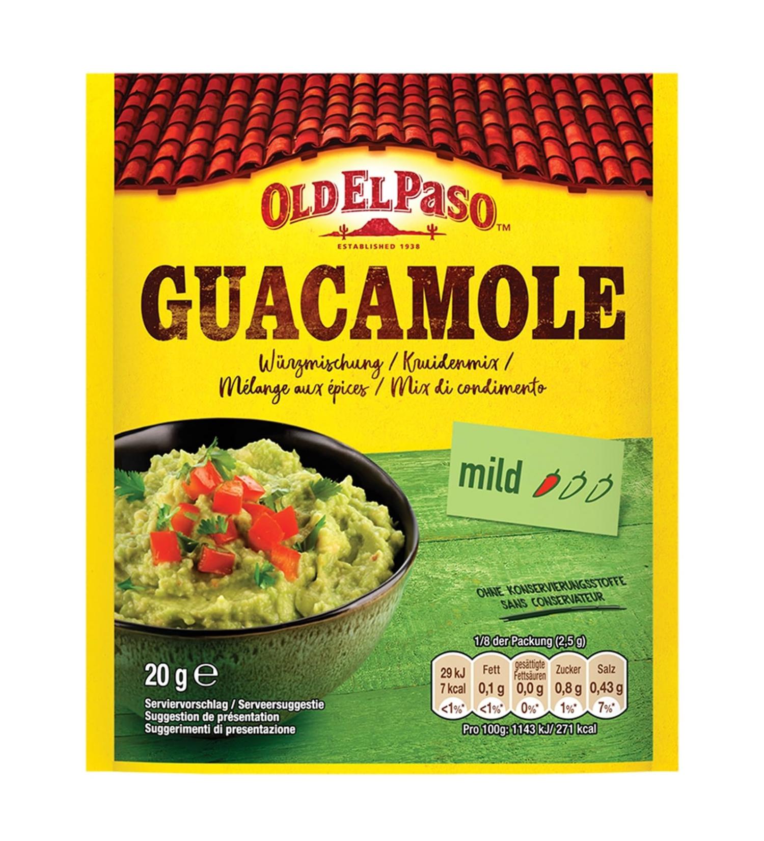 Old El Paso - M lange d' pices pour Guacamole 20 g 1 - Buy Online on GoSupps.com