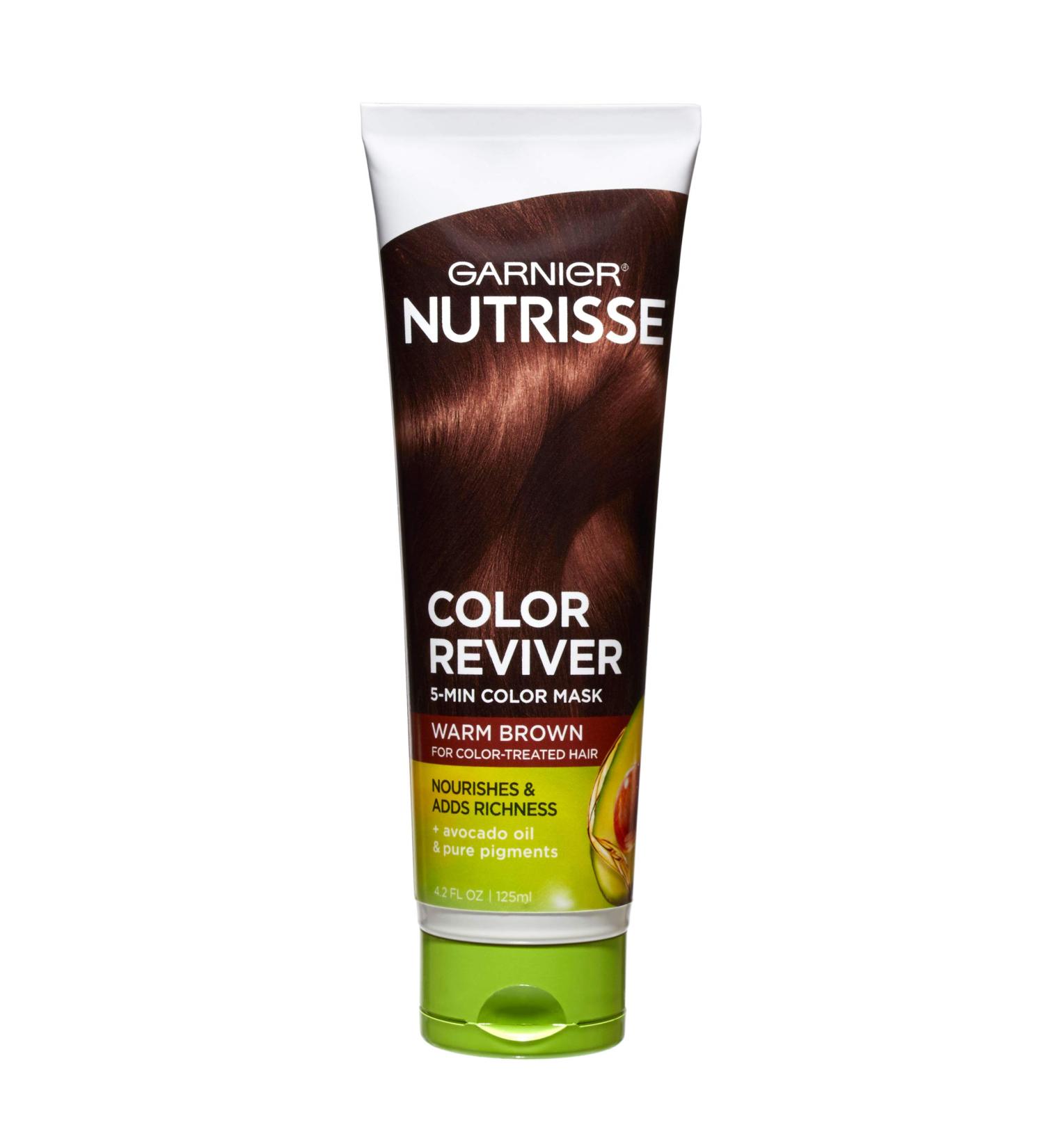 Garnier Nutrisse Color Reviver 5 Minute Hair Mask, Warm Brown, 4.2 fl. oz. (Pack of 2) - Buy Online on GoSupps.com