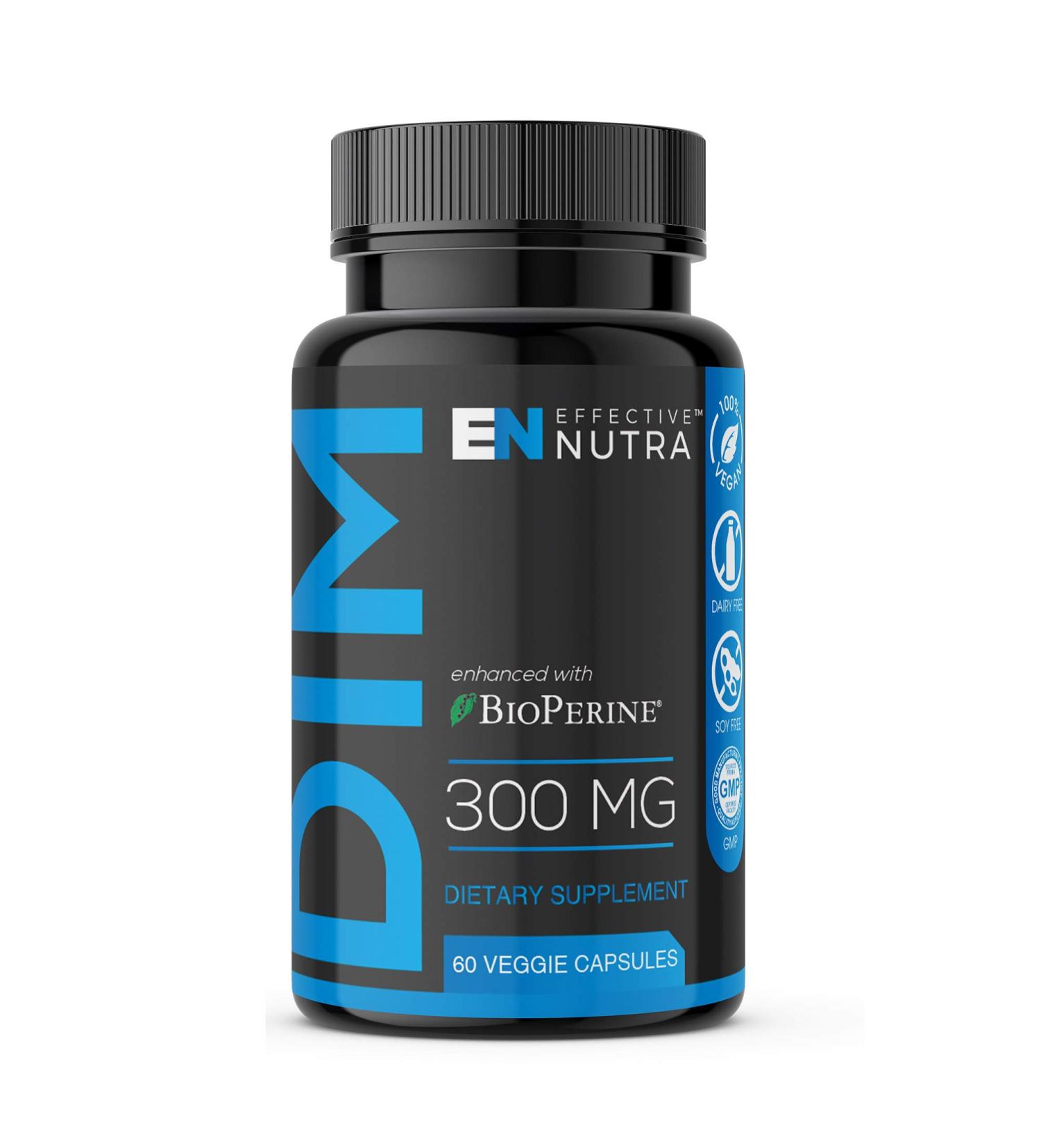 Estrogen Balance, Metabolism, Hormone, Menopause, Acne Dim Supplement 300mg BioPerine - Estrogen Blocker for Women 60 Capsule  - Buy Online on GoSupps.com