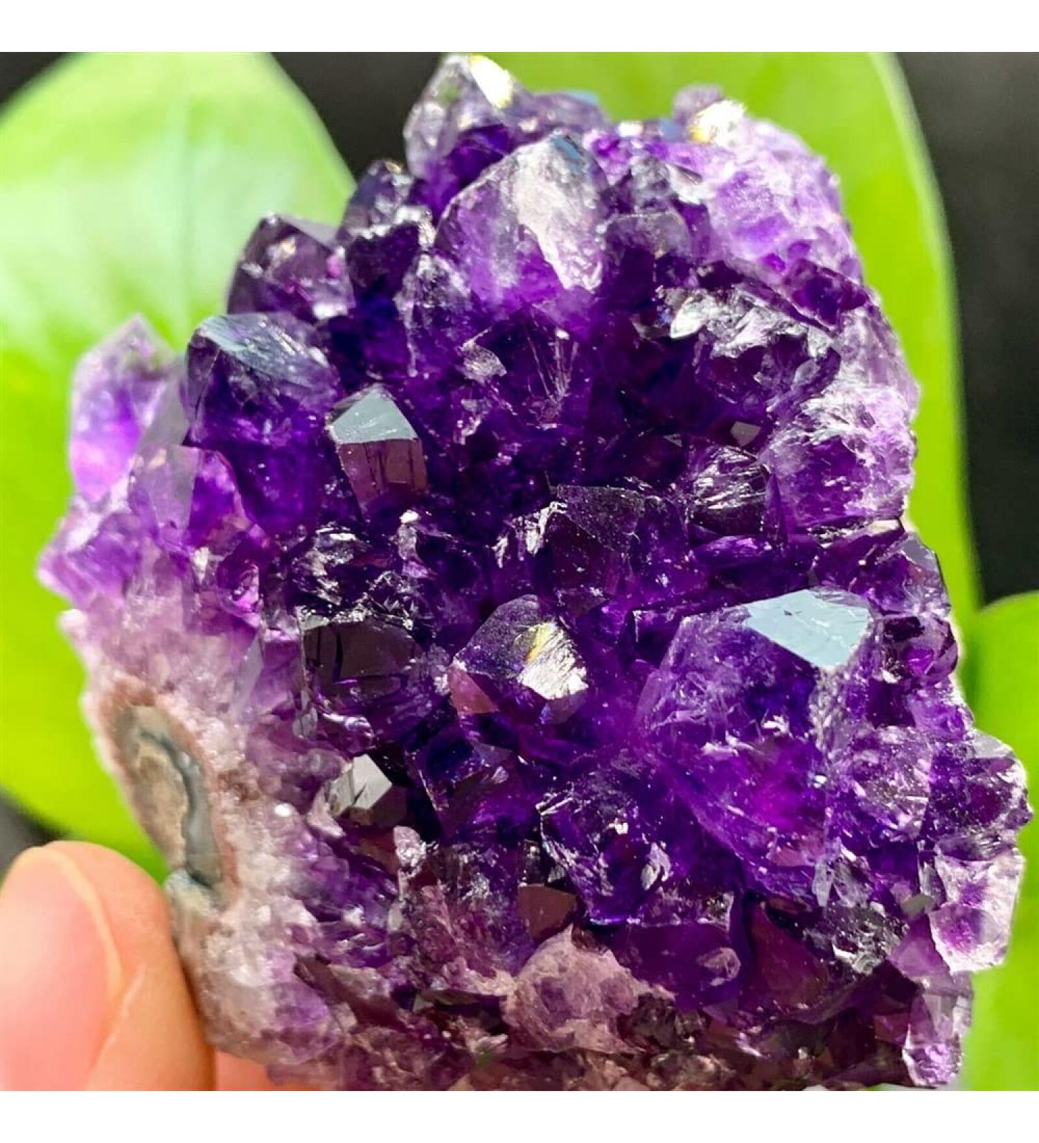 Home 100-160g Natural Dream Amethyst Quartz Crystal Cluster Specimen Crystal Cluster (Size : 140-160g) - Buy Online on GoSupps.com