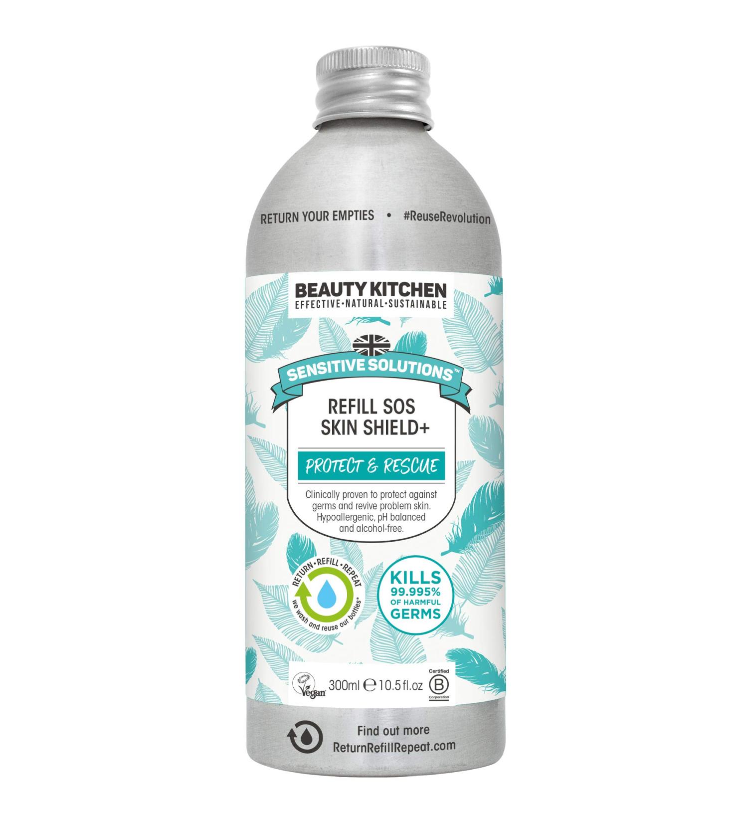 The Sustainables Sensitive Solutions Refill SOS Skin Shield + 300 ml - Buy Online on GoSupps.com