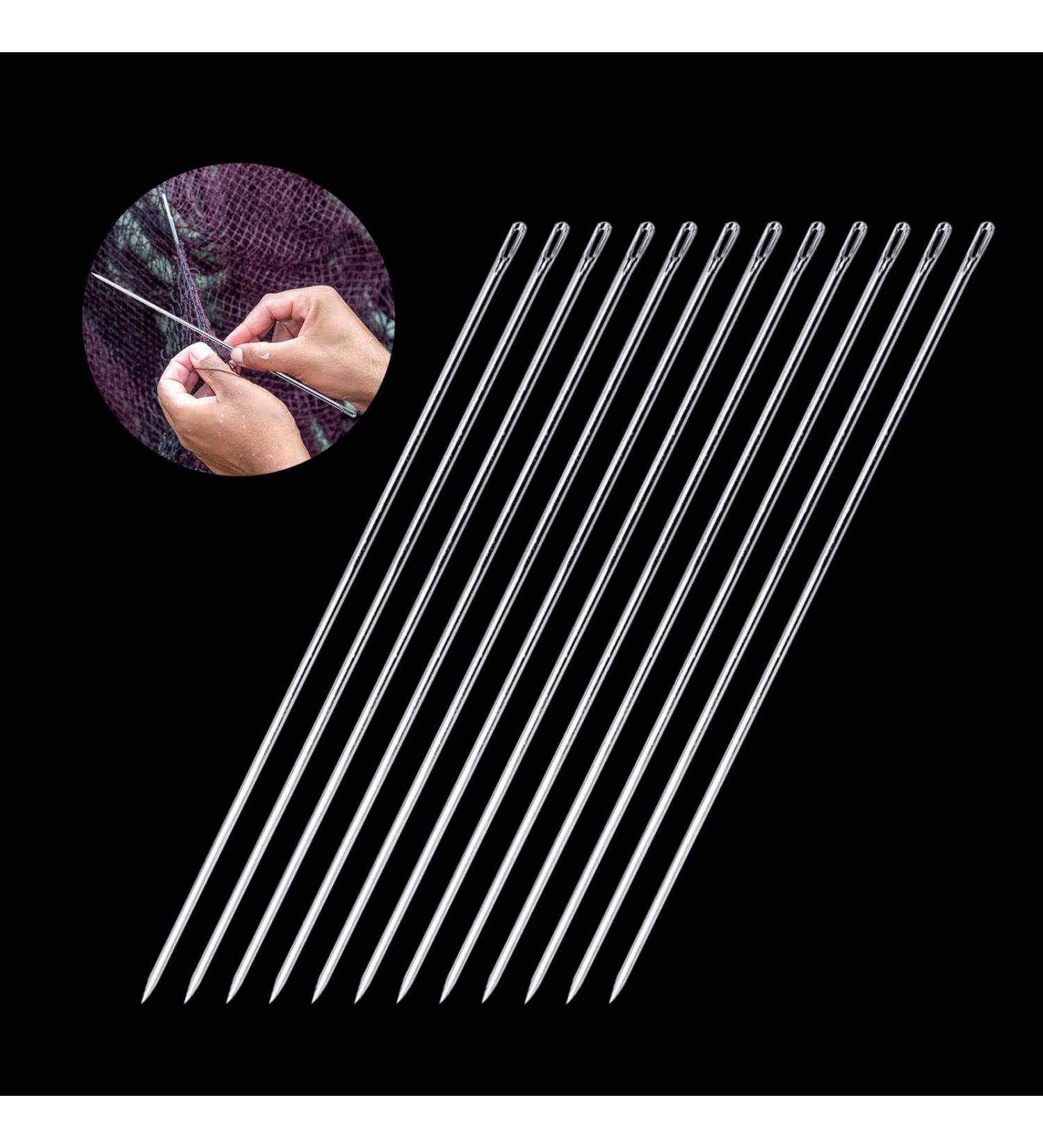 12Pcs 12 Inch Professional Upholstery Needles for Leather & Canvas Repair - Buy Online on GoSupps.com