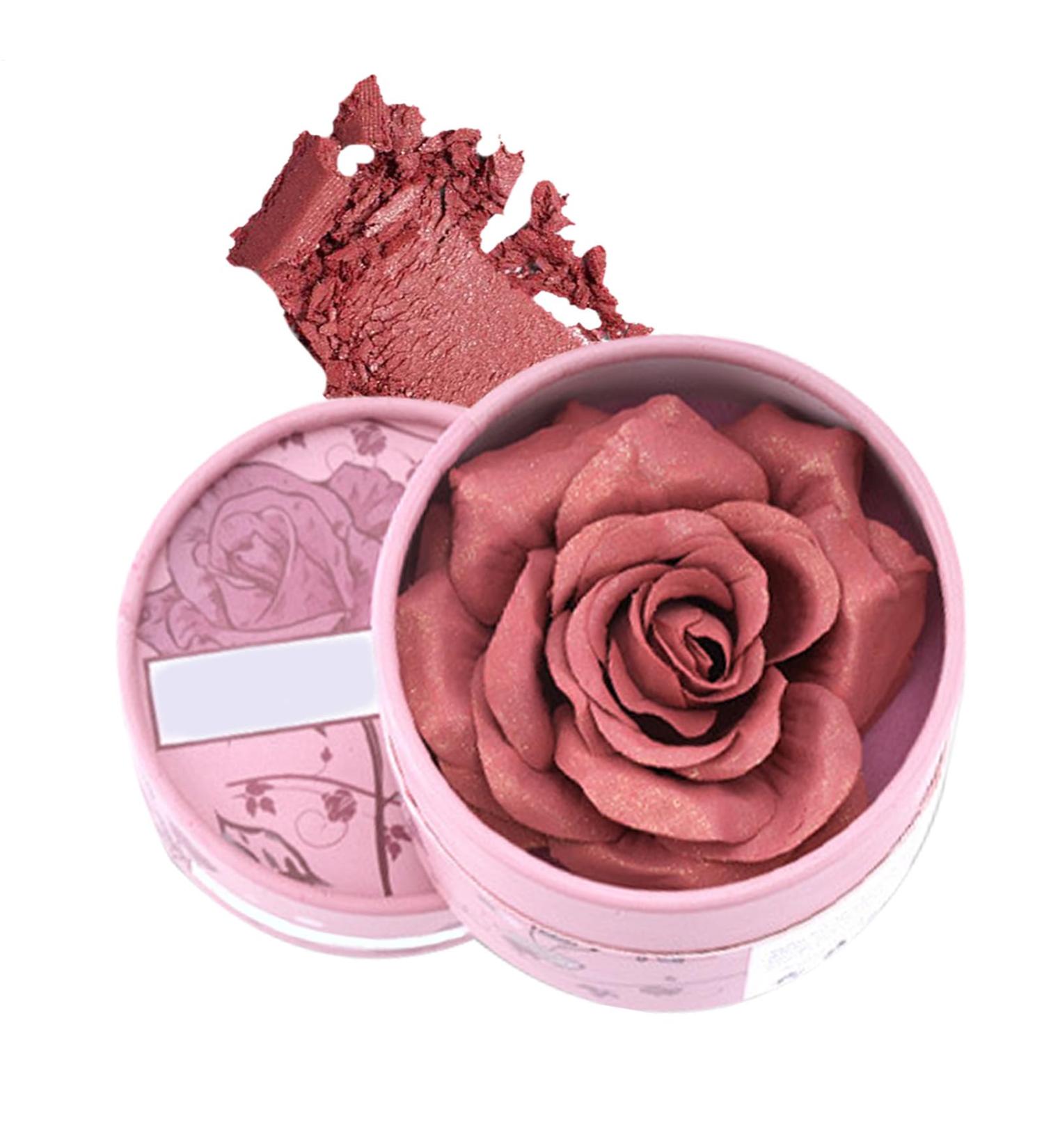 Flower Beauty Blush | 3D Petal Effect Blush | 3.5g Natural Highlighting Powder for Daytime Makeup Travel Wedding Photography Summer - Buy Online on GoSupps.com