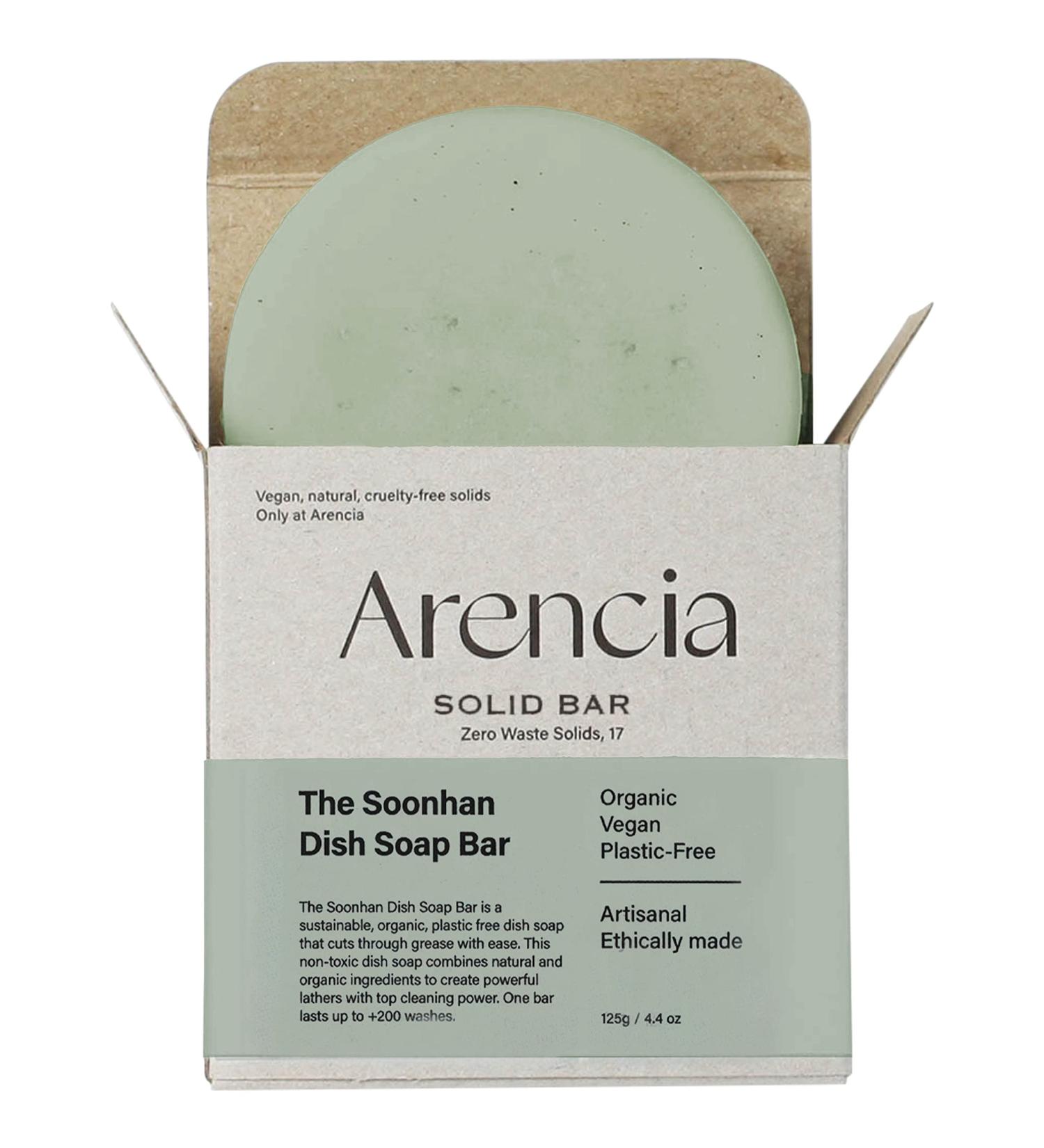 Organic Natural Dish Soap Bar Non-Toxic Vegan Eco Kitchen Bar Sustainable Zero Waste Plant-Based Free of Fragrance Cuts Through Grime Camping Oatmeal Dish Soap Green - Buy Online on GoSupps.com