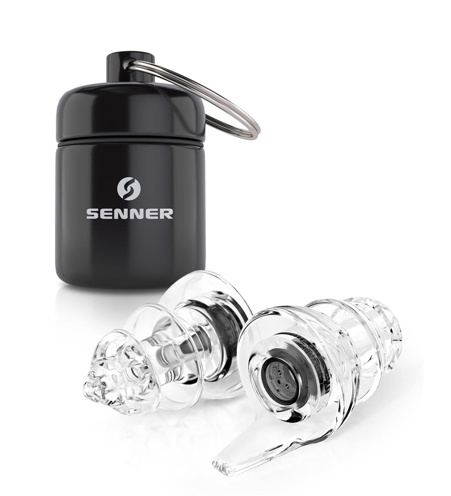 Senner Motopro Hearing Protection - Comfortable Earplugs for Motorcycle & Motorsport | Noise Reduction Wind Noise Blocking Reusable Design - Buy Online on GoSupps.com