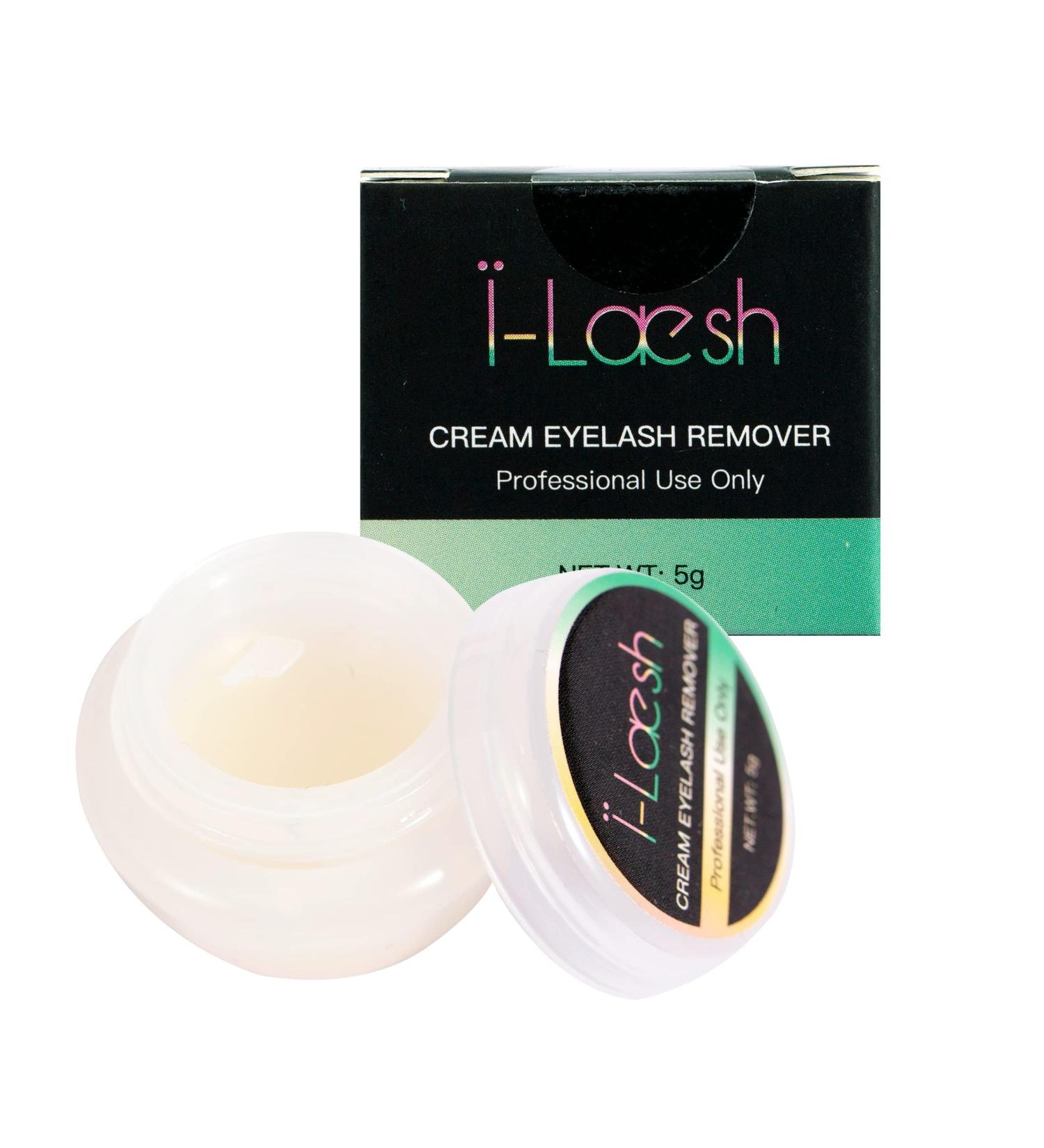 i-Laesh Eyelash Extension Remover Cream - Gentle & Quick Dissolve for Sensitive Skin - 5g Milk Formula - Effective Eyelash Glue Remover for International Shipping - Buy Online on GoSupps.com