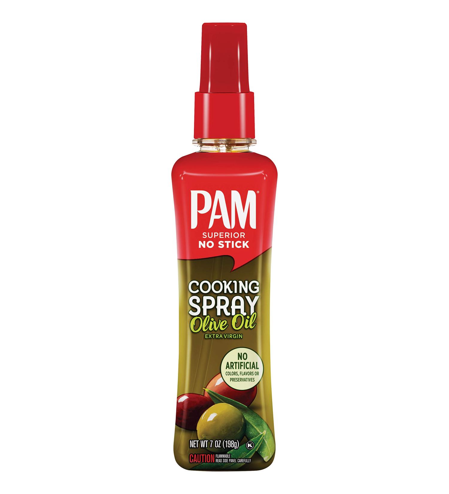 PAM Spray Pump Olive Oil Cooking Spray 7 oz - Keto Friendly - Buy Online on GoSupps.com