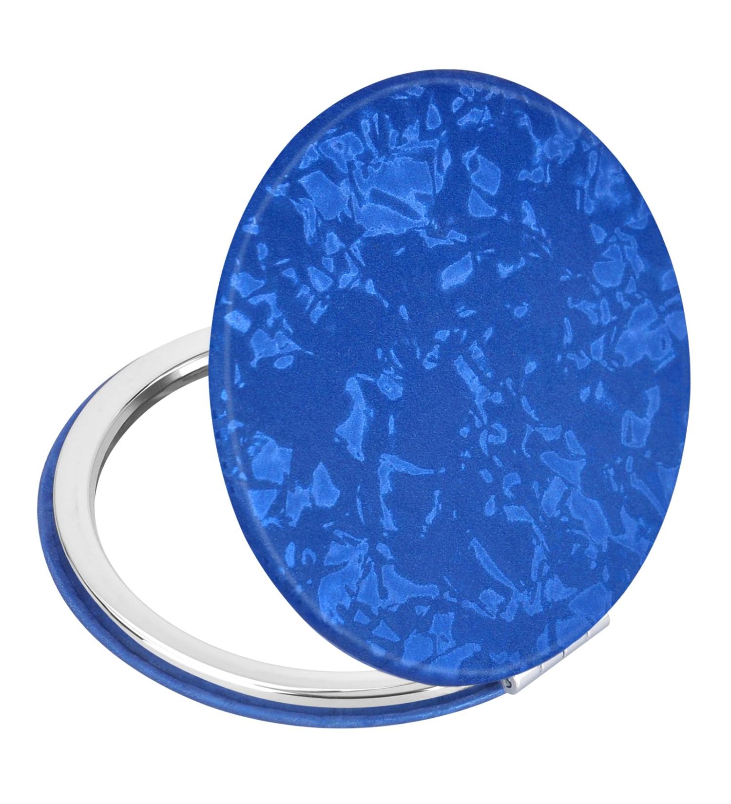 Portable Compact Vanity Mirror for Men Women Girls Delicate Blue Travel Cosmetic Mirrors 1X & 2X Magnification for Handbag Pocket Foldable 2-Sided Small Cute Makeup Mirror for Daily Work Business - Buy Online on GoSupps.com