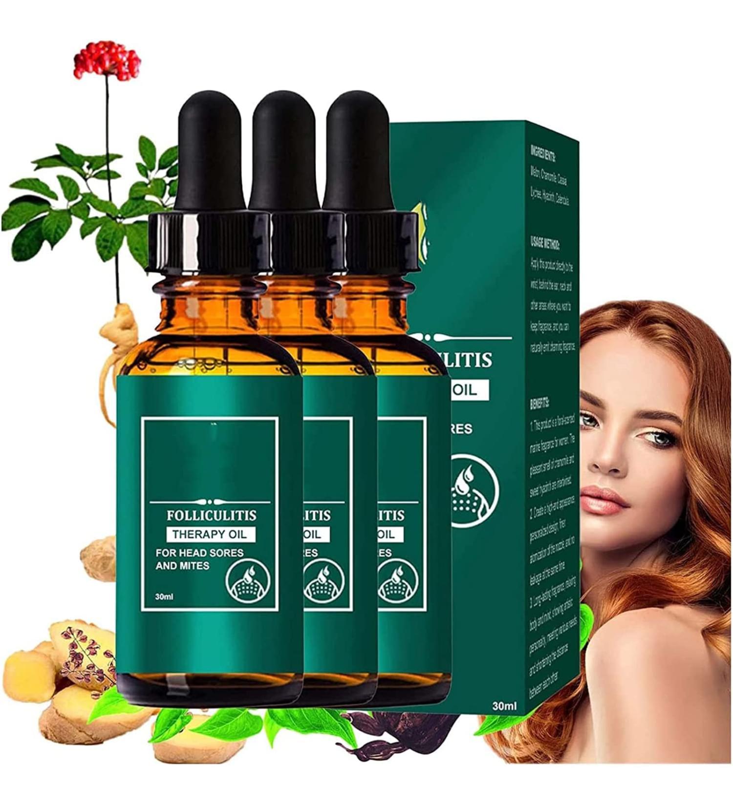 Natural Scalp Therapy Hair Oil Scalp Folliculitis Relief Therapy Nourishing Scalp Oil Balancing Oils Protect Scalp Health - Buy Online on GoSupps.com