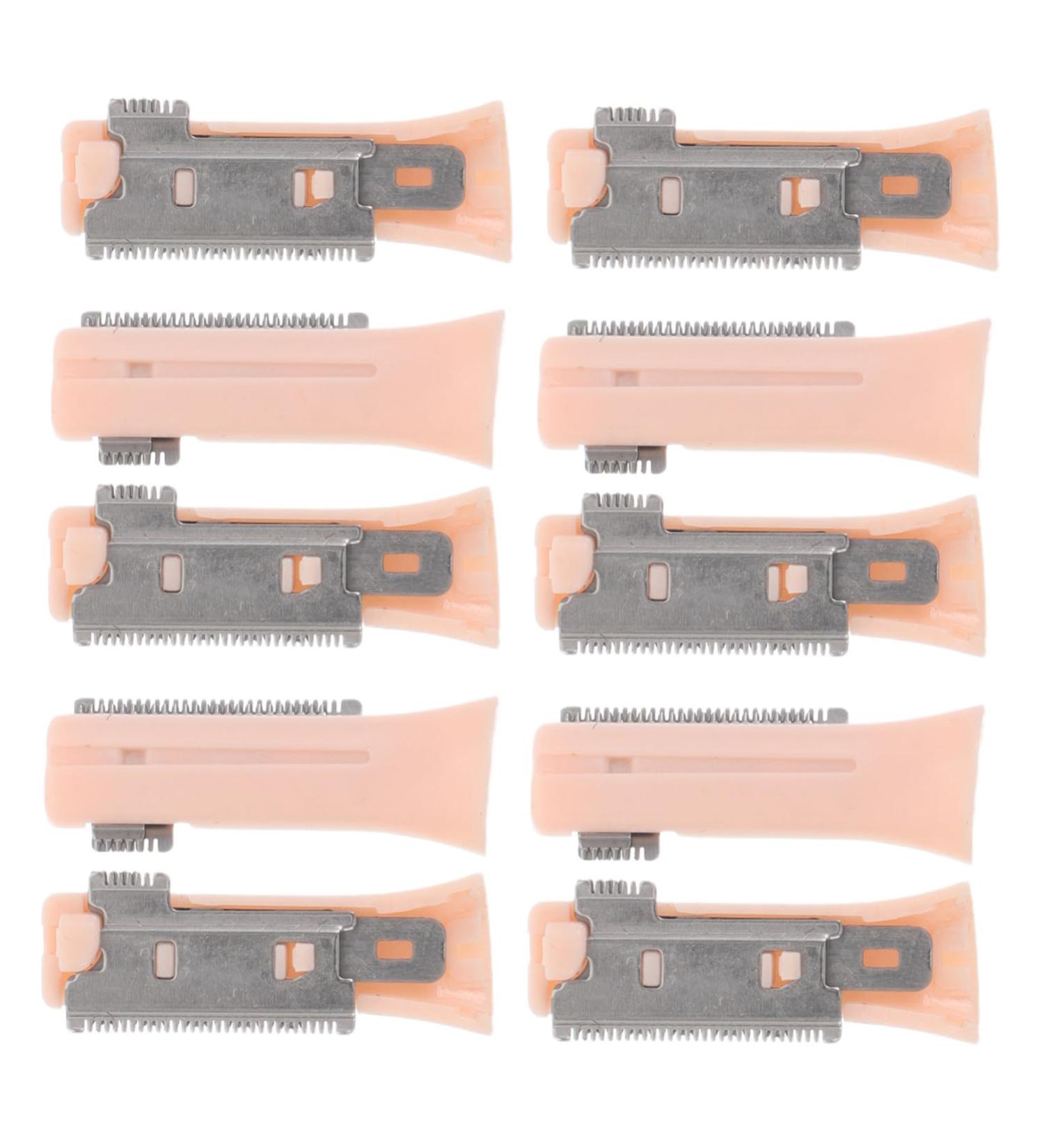 TOYZFRIENDY 10Pcs Replaceable Electric Eyebrow Trimmer Blades Soft SkinFriendly Precision Blades for Personal Facial Hair Care Quick Replacement for Longterm Use Orange - Buy Online on GoSupps.com