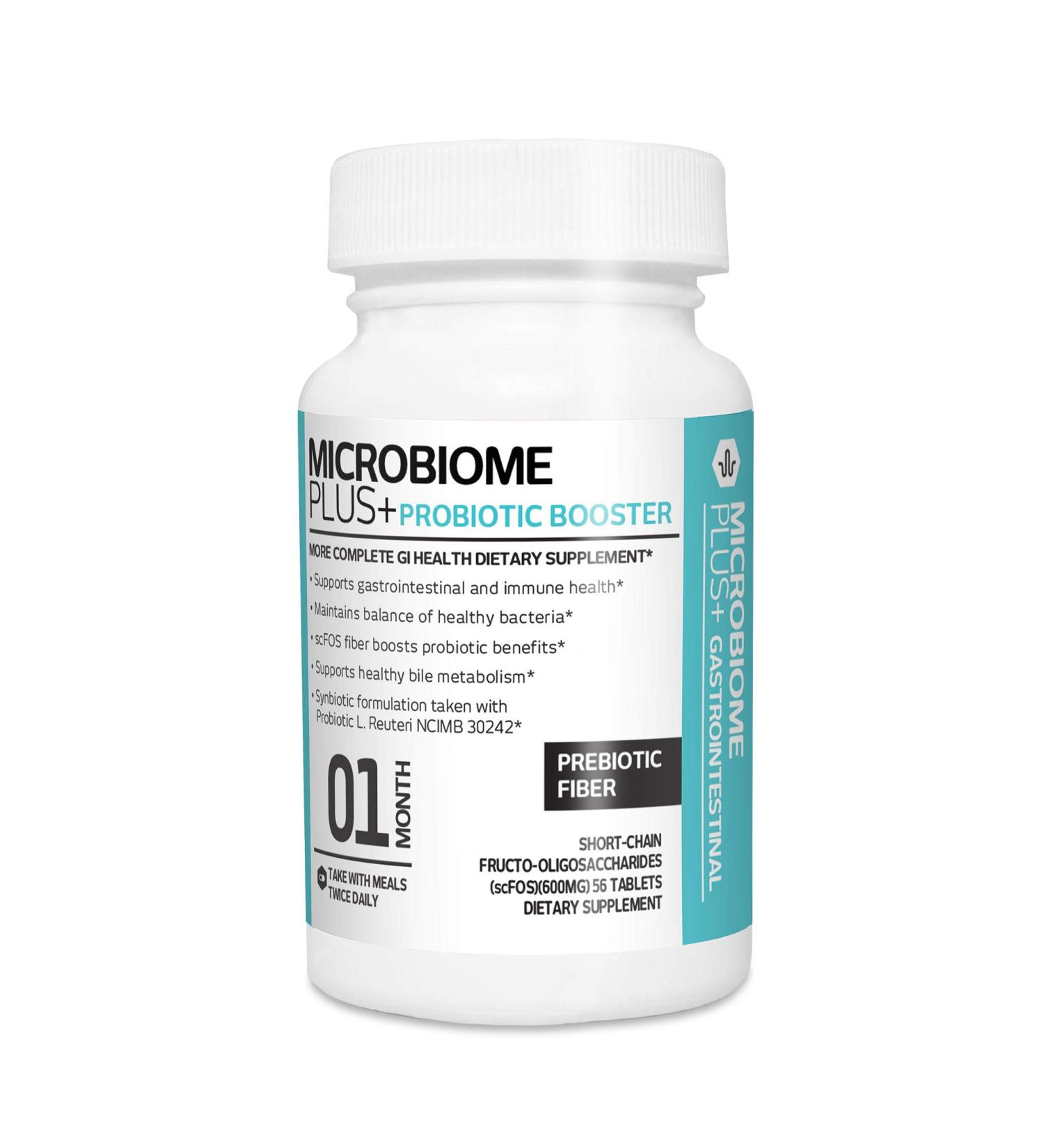 Microbiome Plus Prebiotics scFOS Prebiotic Fiber Boosts Probiotic Benifits GI Digestive Supplements Allergy Safe and Gluten-Free for Men and Women (1 Month Supply) (1) - Buy Online on GoSupps.com